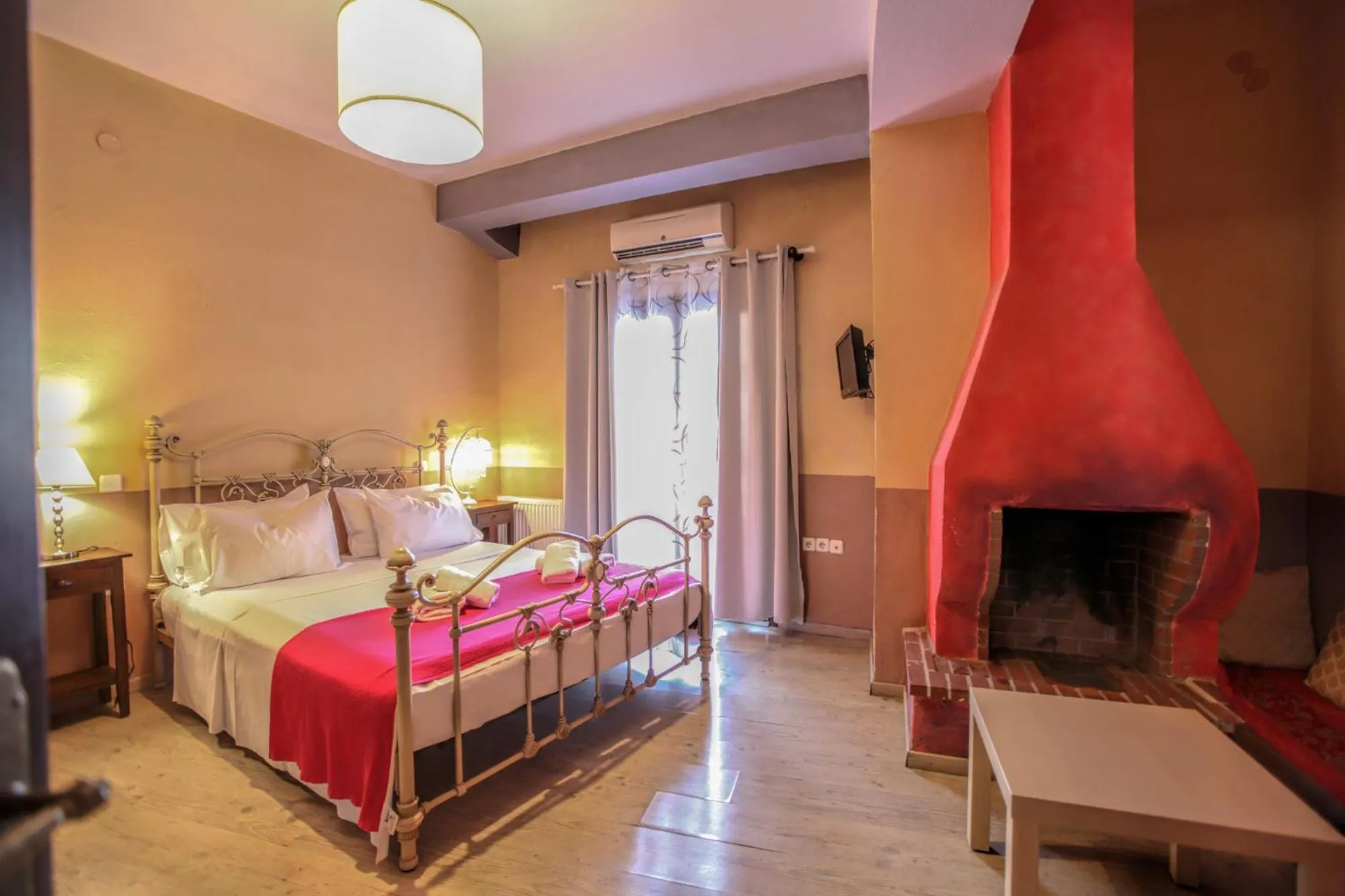 Bed in Mythos Guesthouse