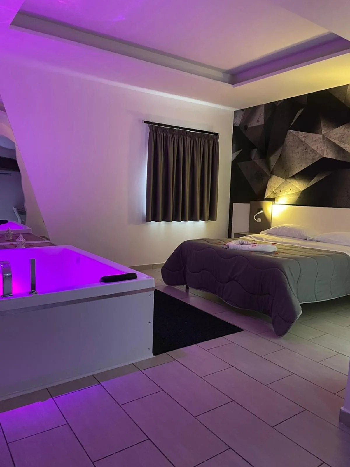 Bed in Hotel Cristian