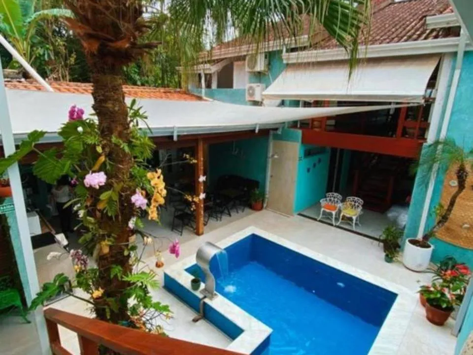 Pool view in Pousada Tô na Praia Juquehy