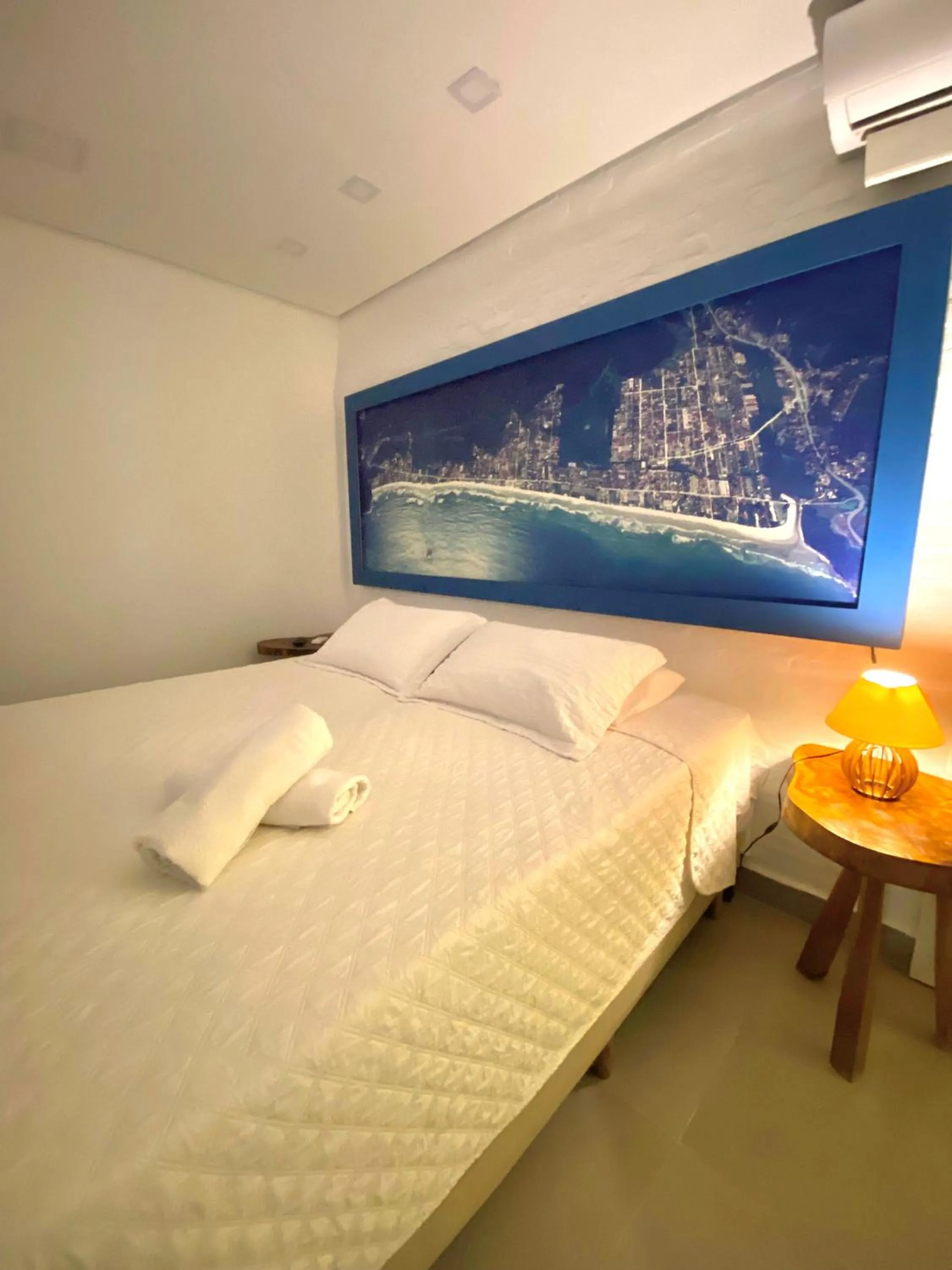 Bed in Pousada Tô na Praia Juquehy