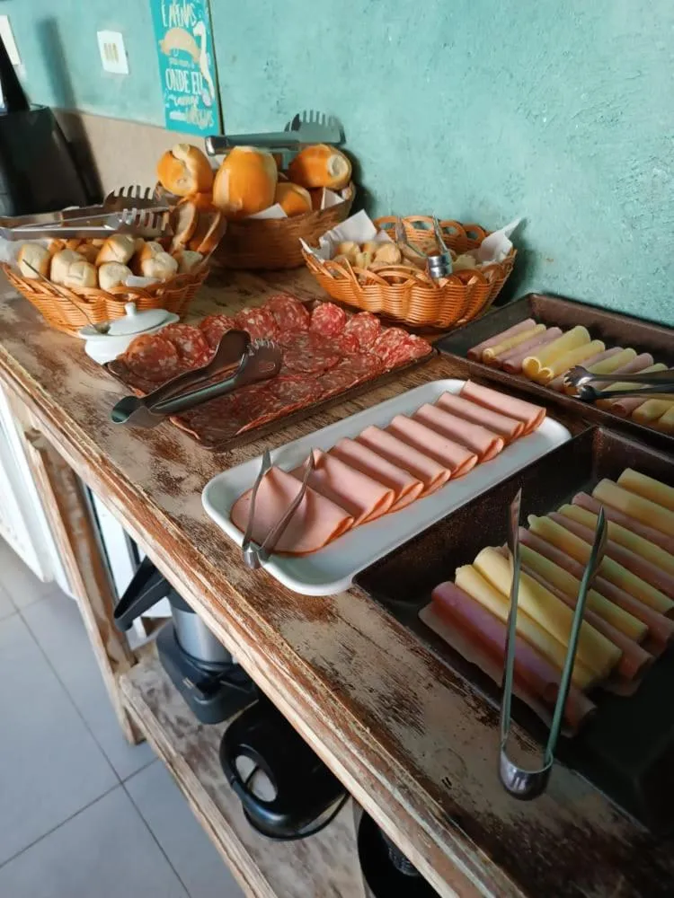 Continental breakfast in Pousada Tô na Praia Juquehy