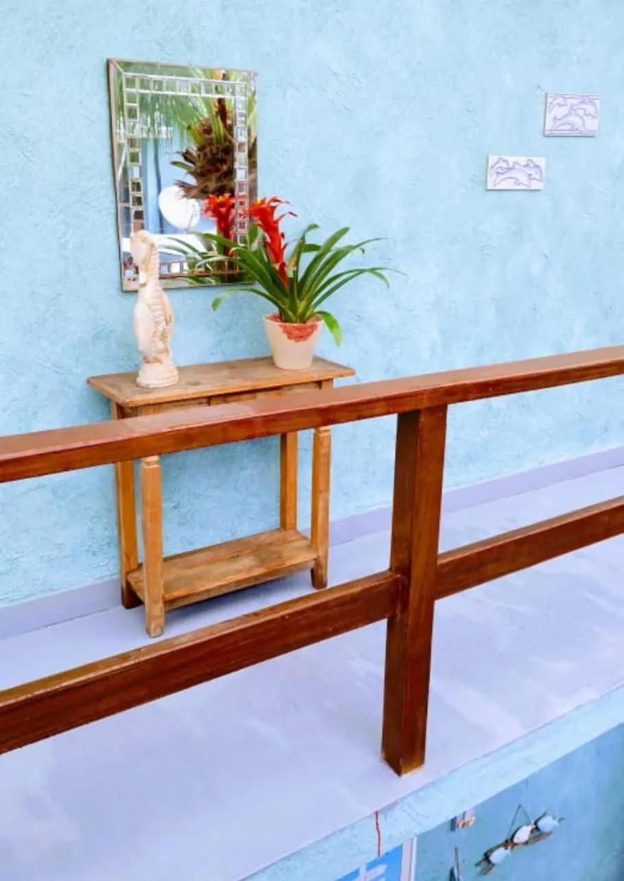 Decorative detail in Pousada Tô na Praia Juquehy