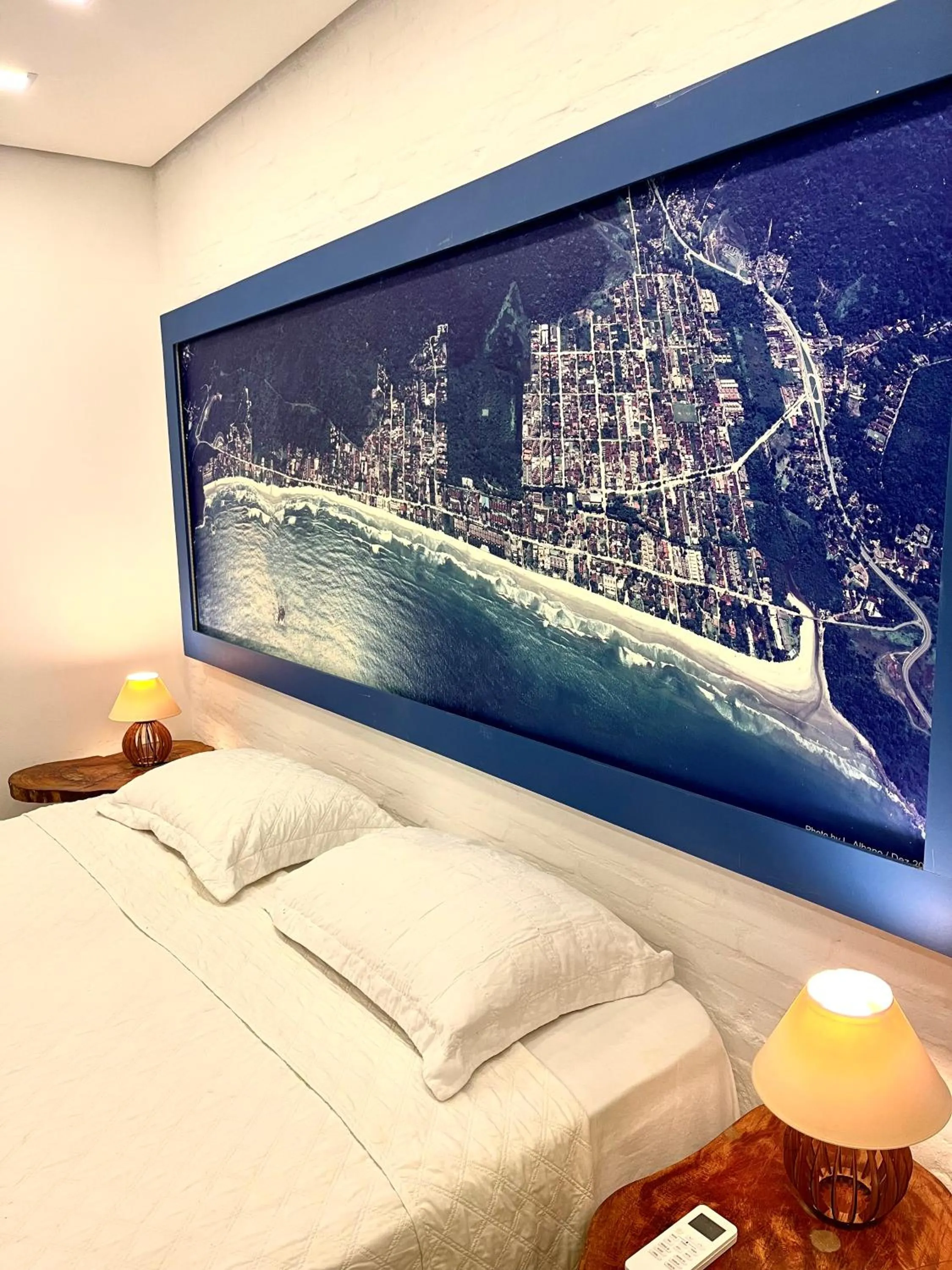 Bed in Pousada Tô na Praia Juquehy