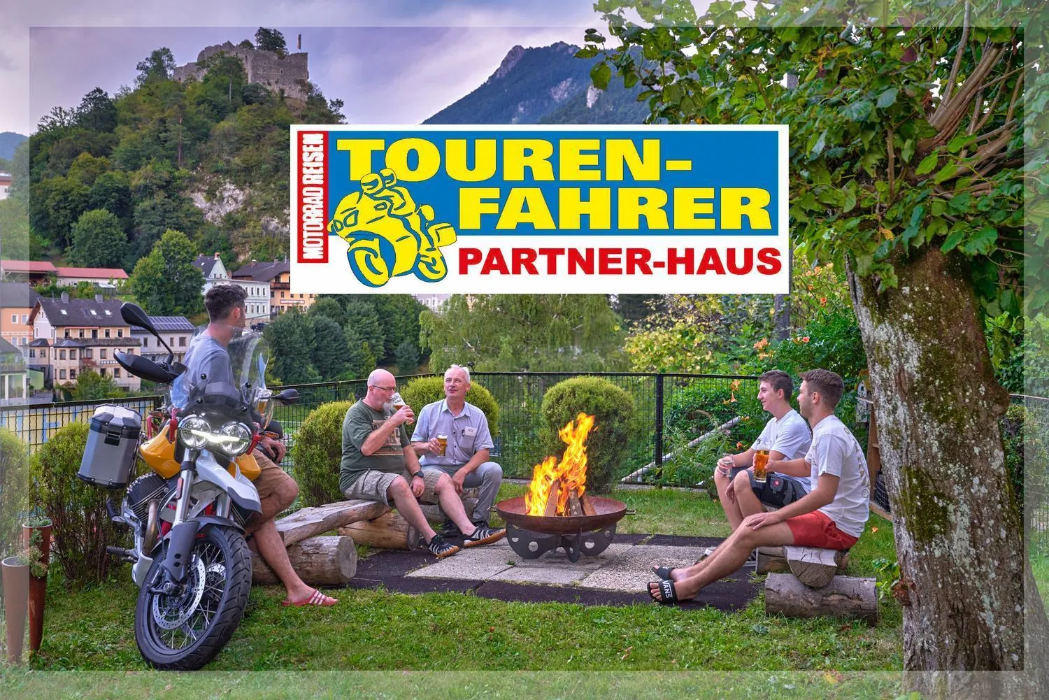 group of guests in Gasthof Blasl