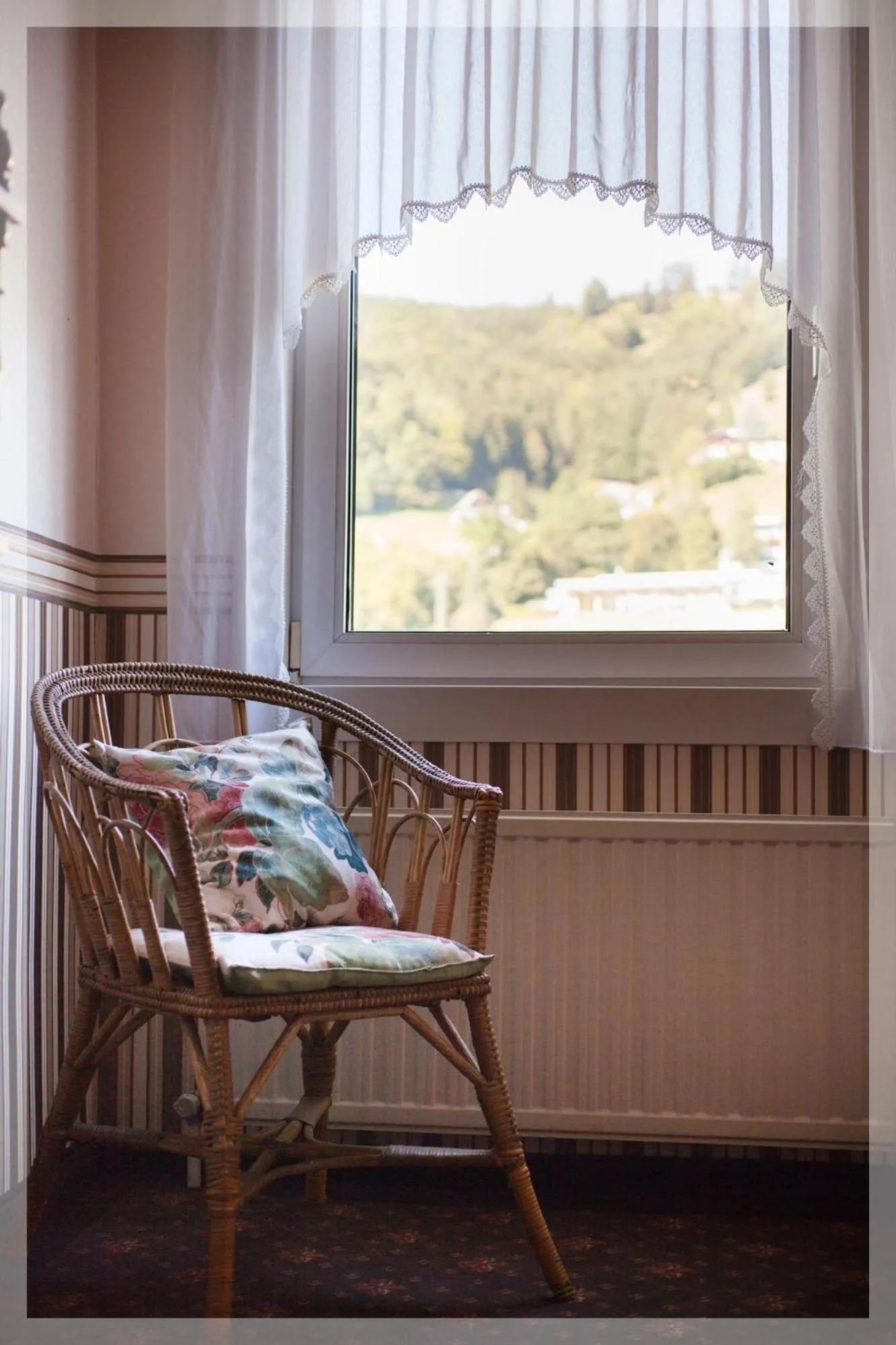 Seating area in Gasthof Blasl