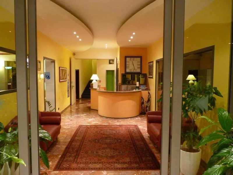 Lobby or reception in Hotel Gambrinus