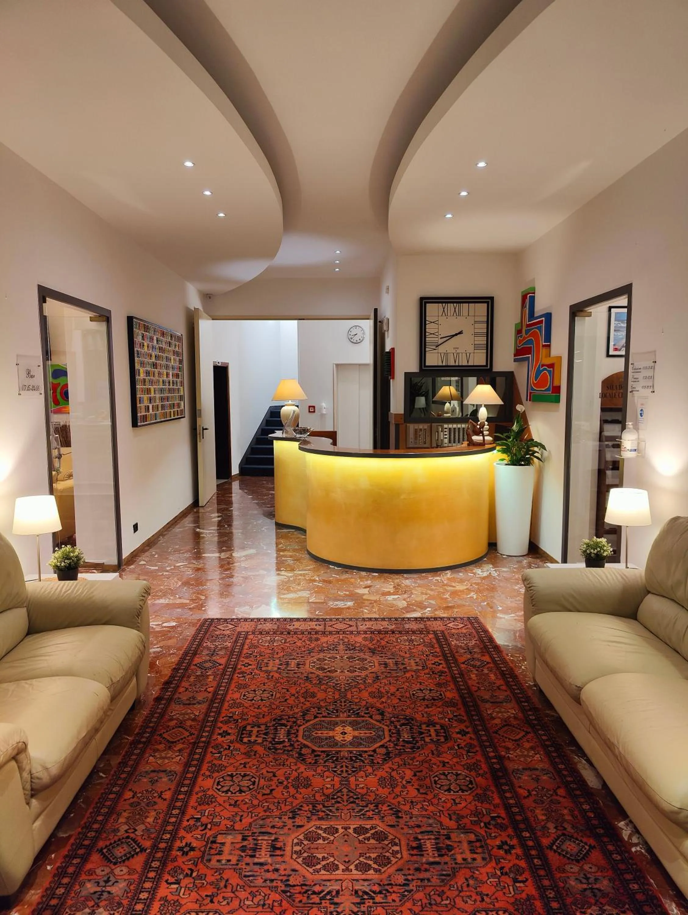 Lobby or reception in Hotel Gambrinus