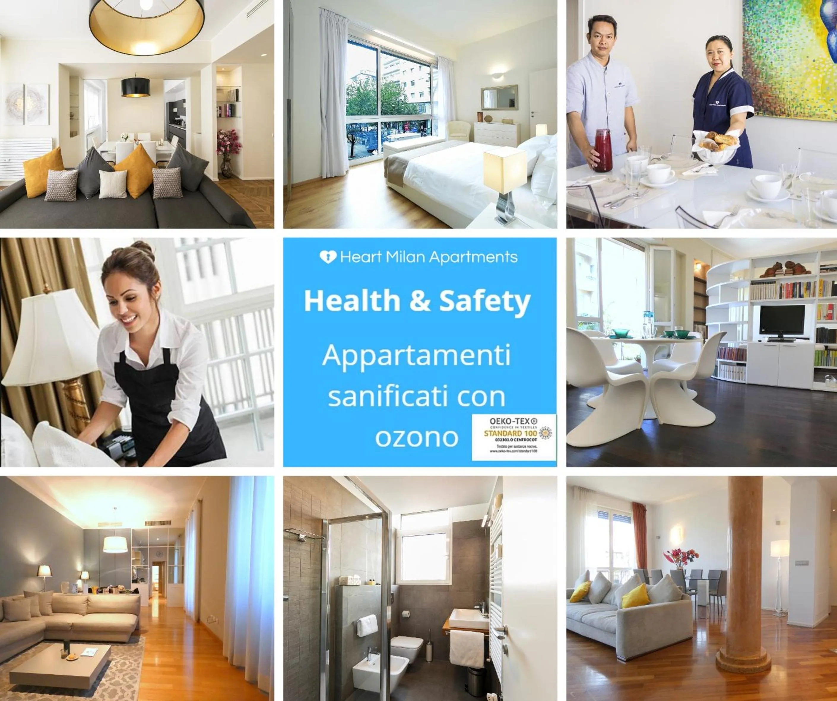 Logo/Certificate/Sign in Heart Milan Apartments Corso Como