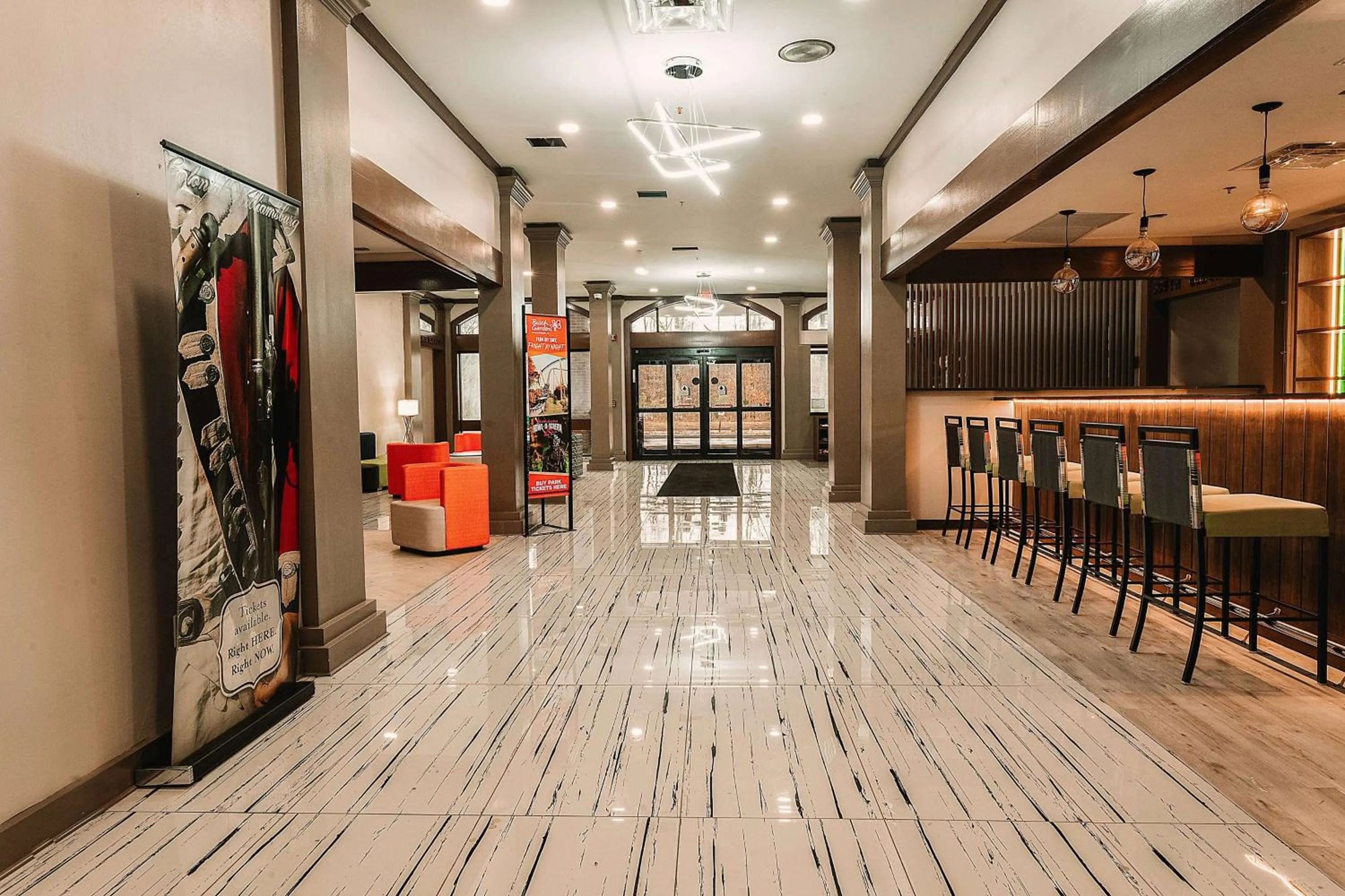 Lobby or reception in Wyndham Garden Williamsburg Busch Gardens Area
