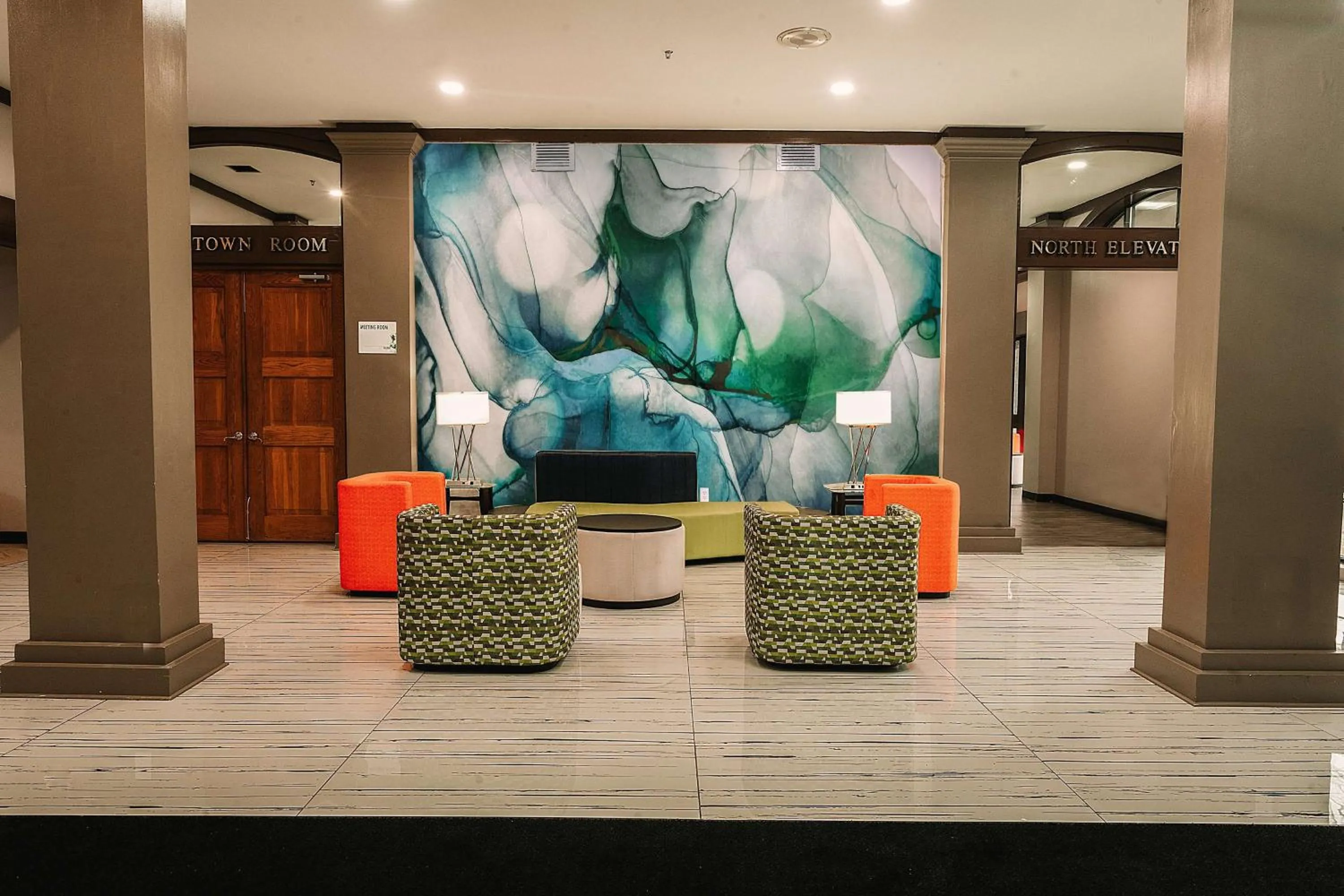 Lobby or reception in Wyndham Garden Williamsburg Busch Gardens Area