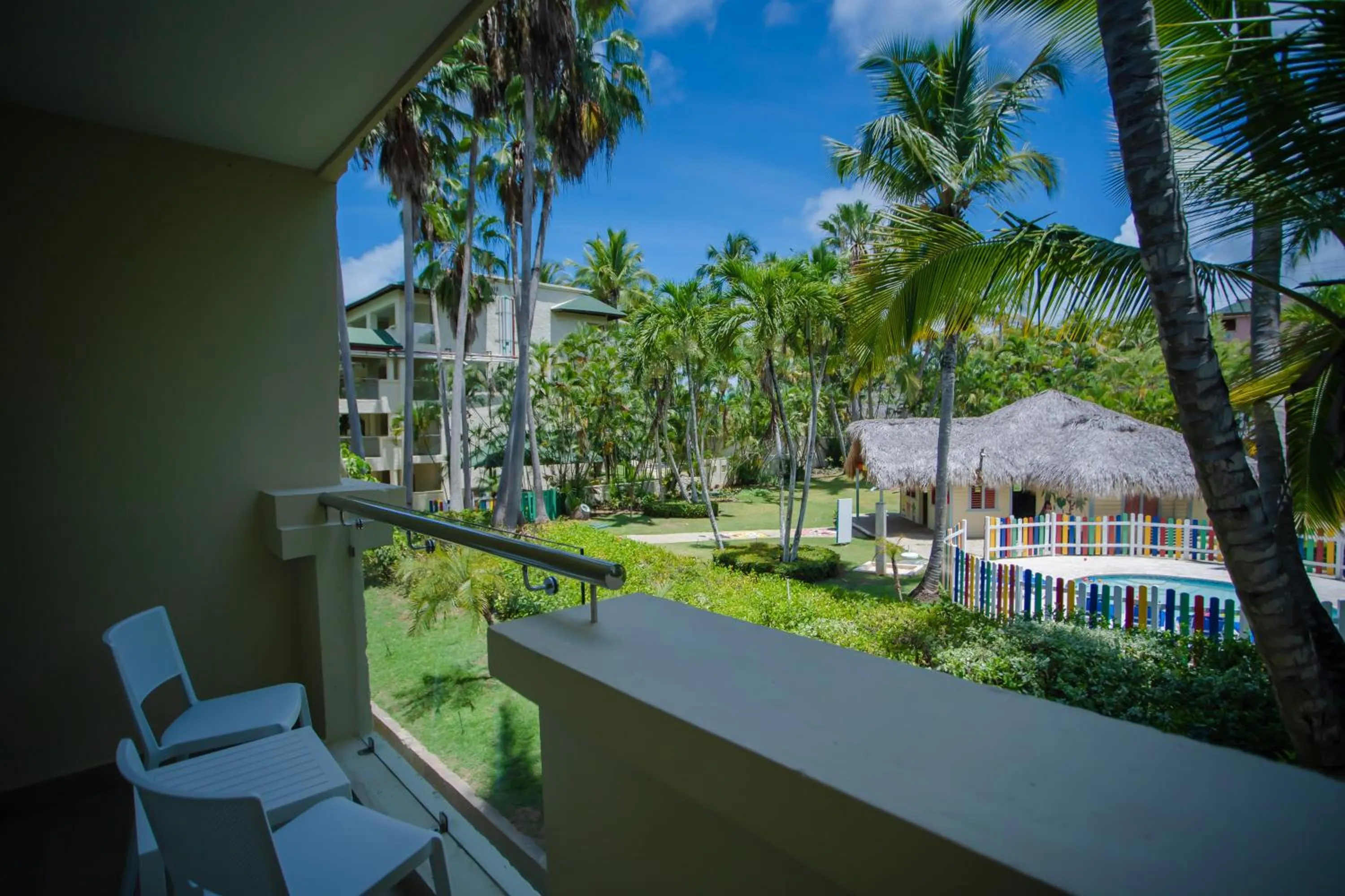 Patio in Coral Costa Caribe Beach Resort - All Inclusive