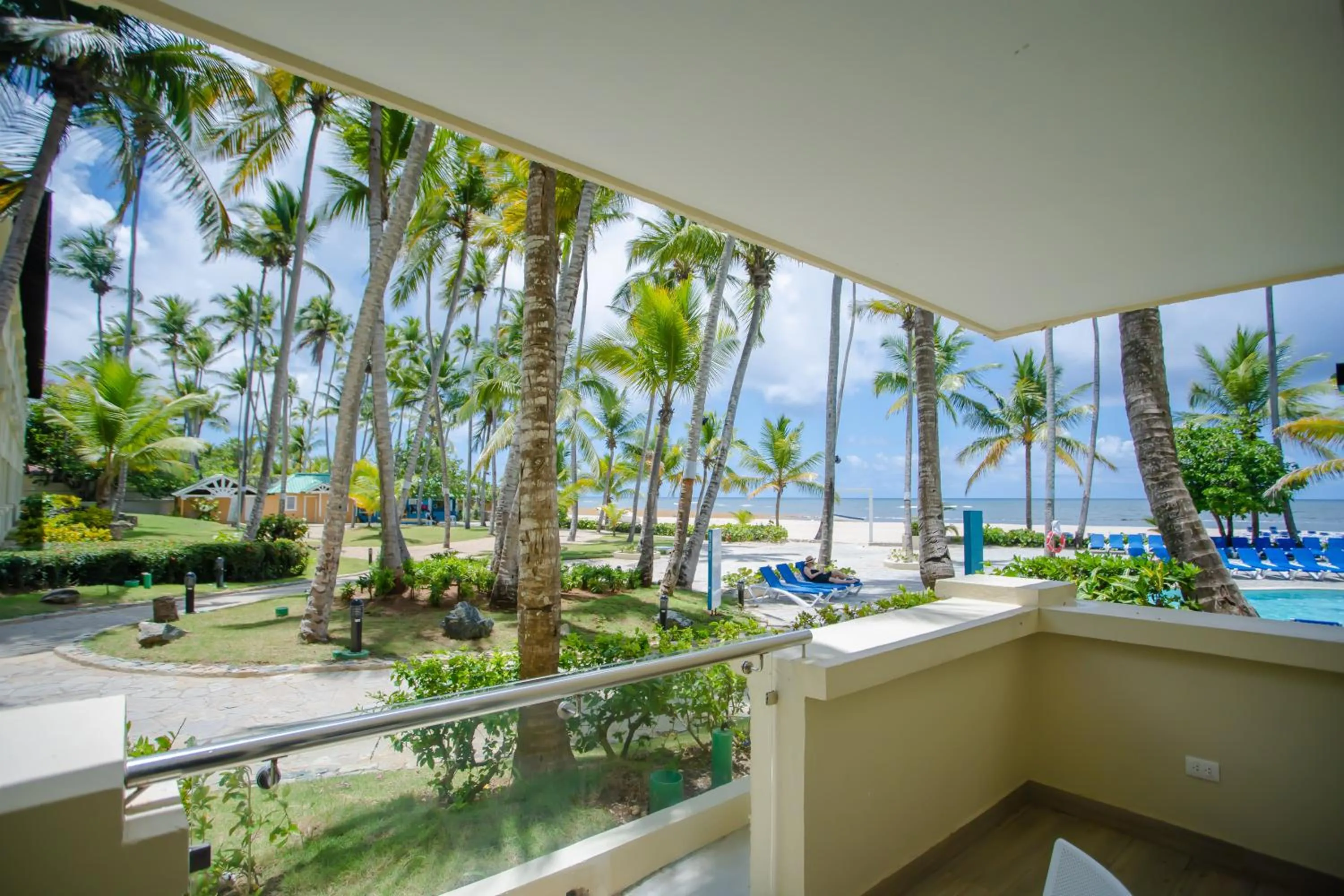 Pool view in Coral Costa Caribe Beach Resort - All Inclusive