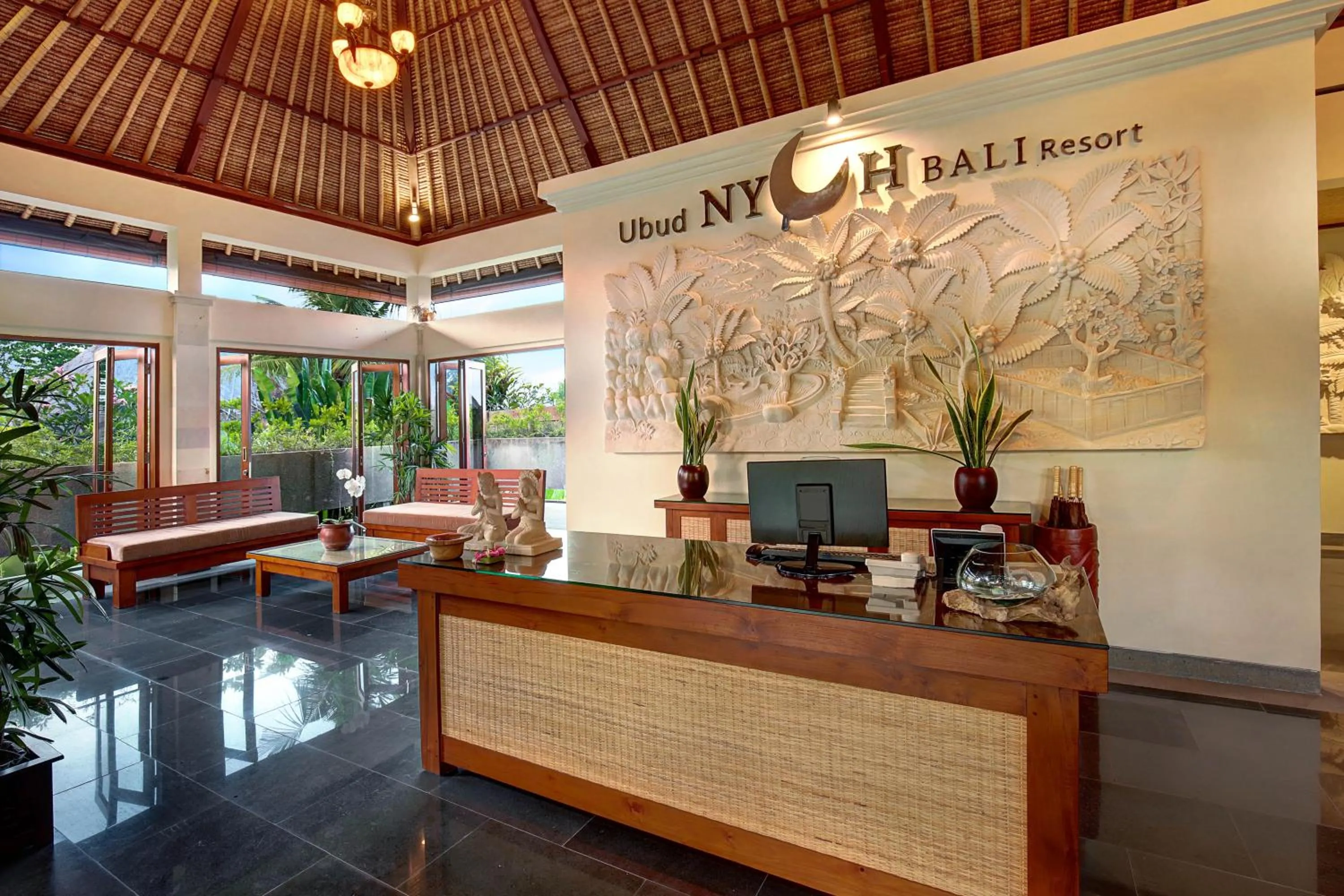 Lobby or reception in Ubud Nyuh Bali Resort & Spa