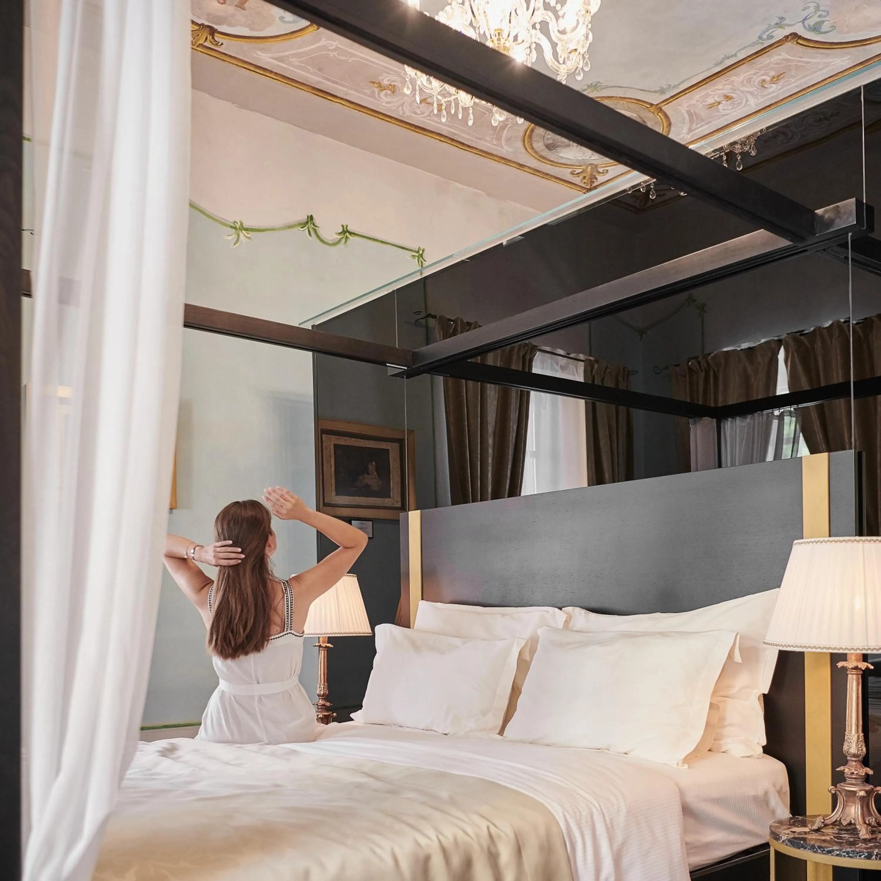 Bedroom, Bed in King Kresimir Heritage Hotel