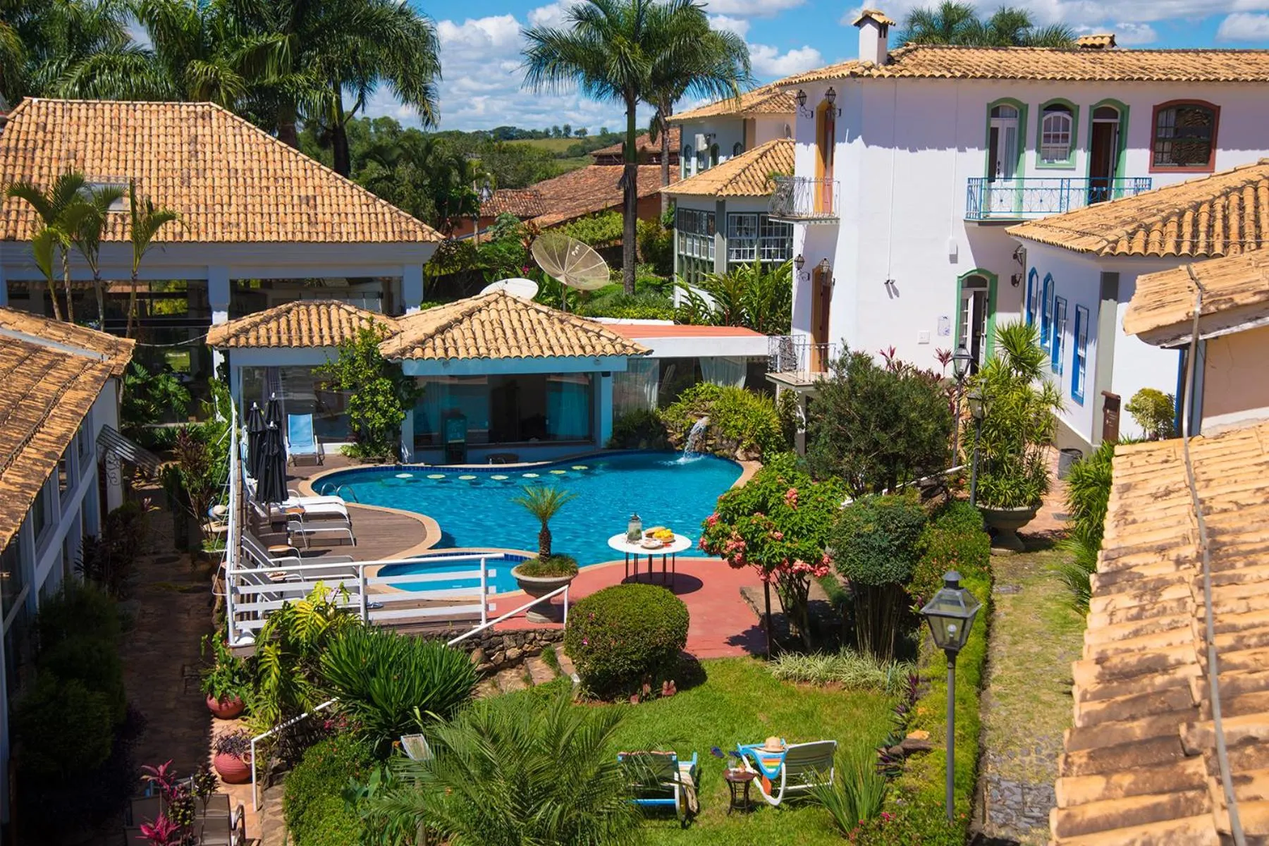 Garden in Pousada Pequena Tiradentes