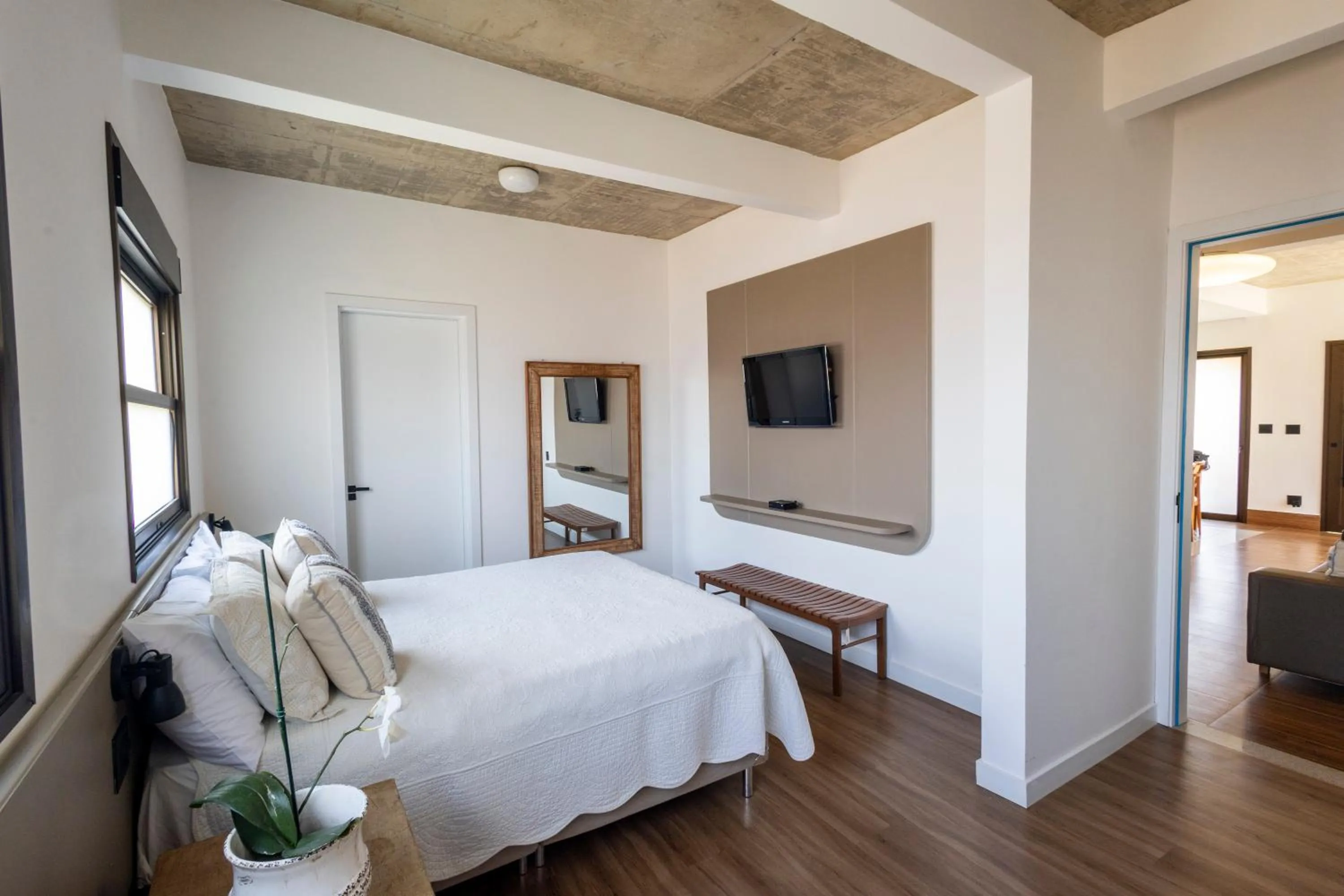 Bedroom, Bed in Pousada Pequena Tiradentes