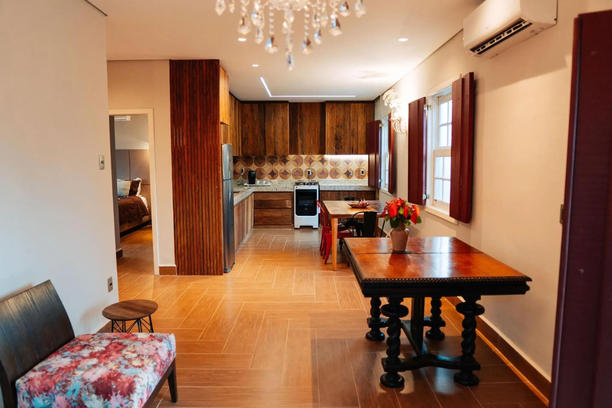 Kitchen or kitchenette in Pousada Pequena Tiradentes