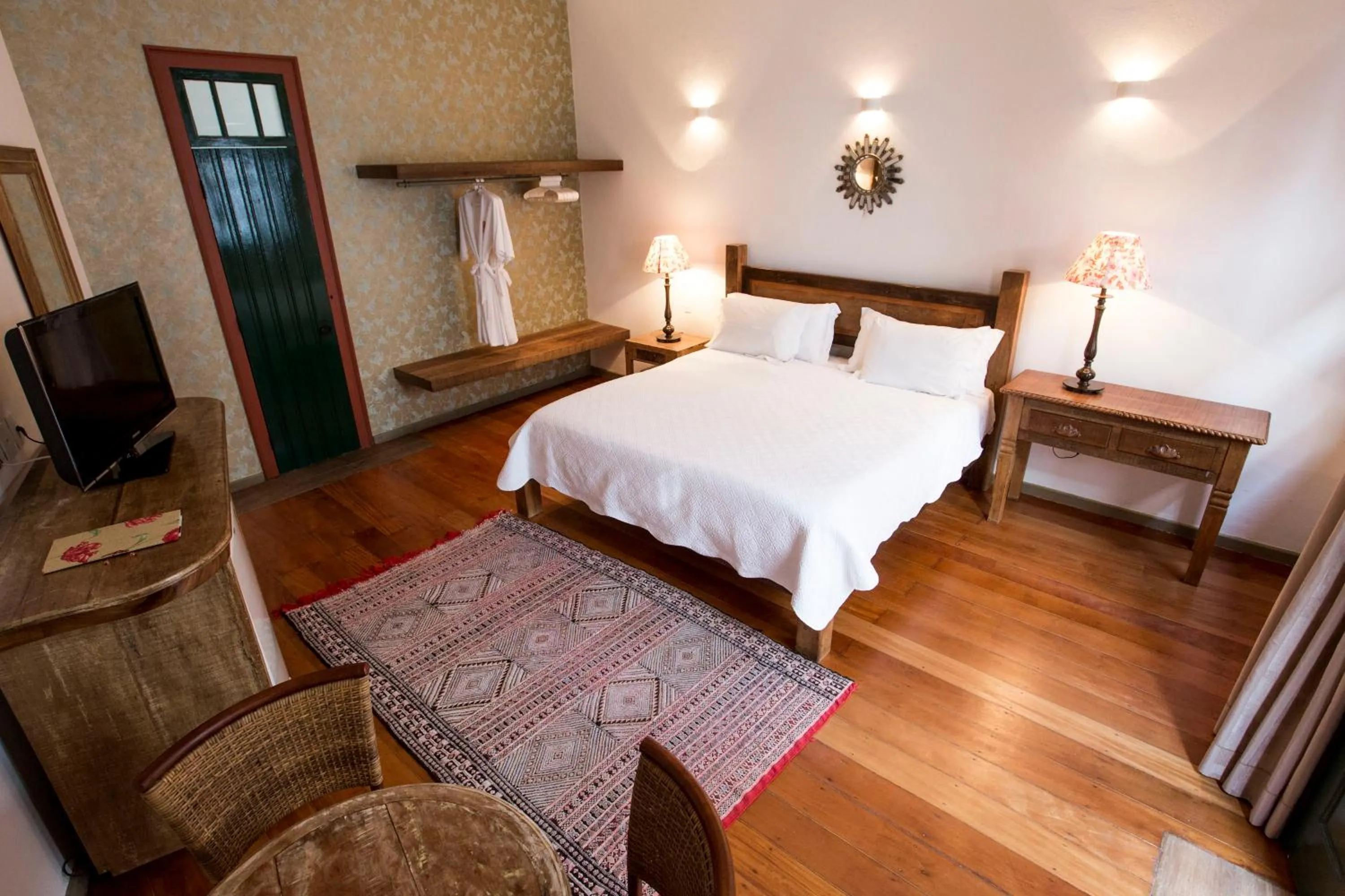 Bed in Pousada Pequena Tiradentes