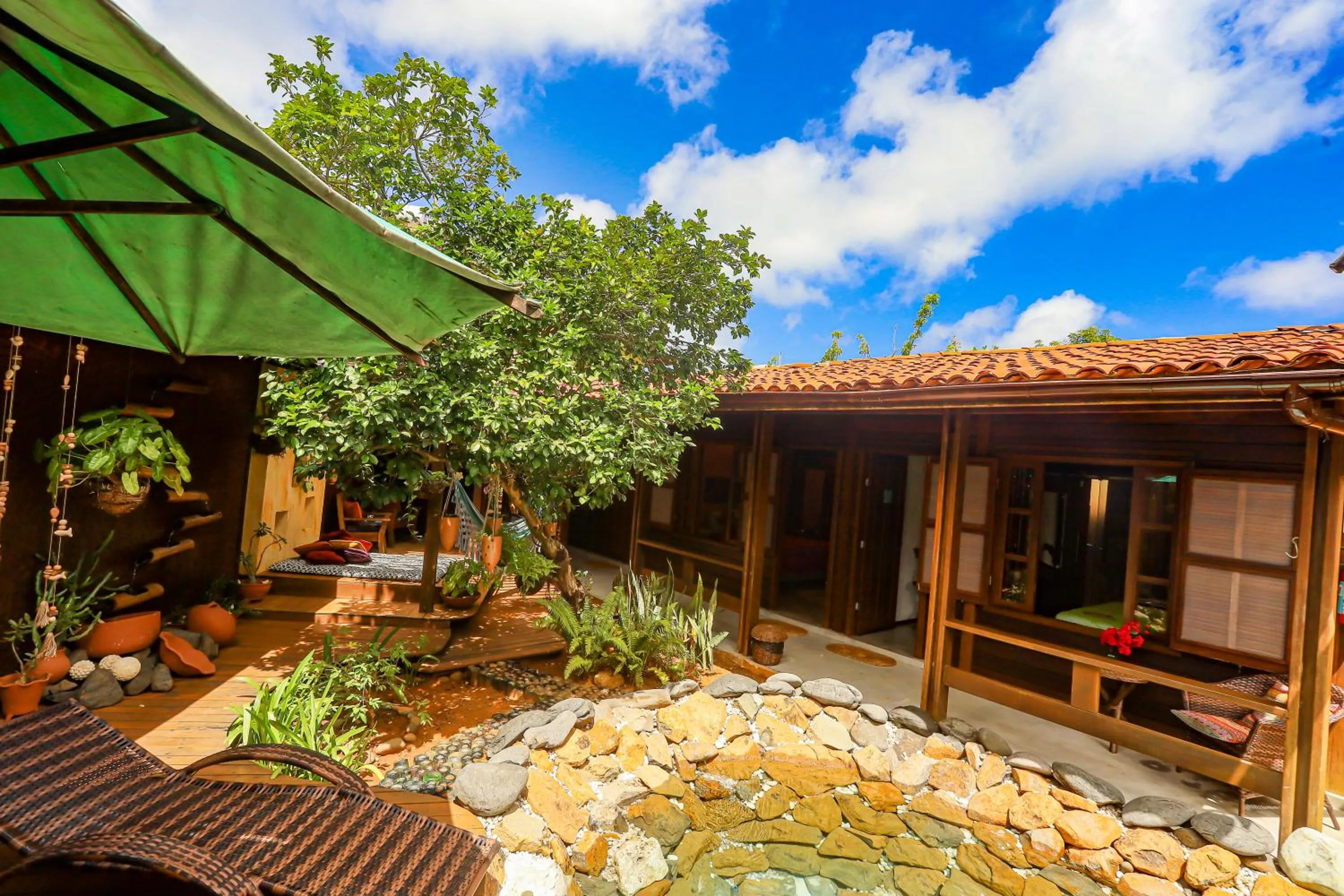 Garden view in Beco Pousada Boutique