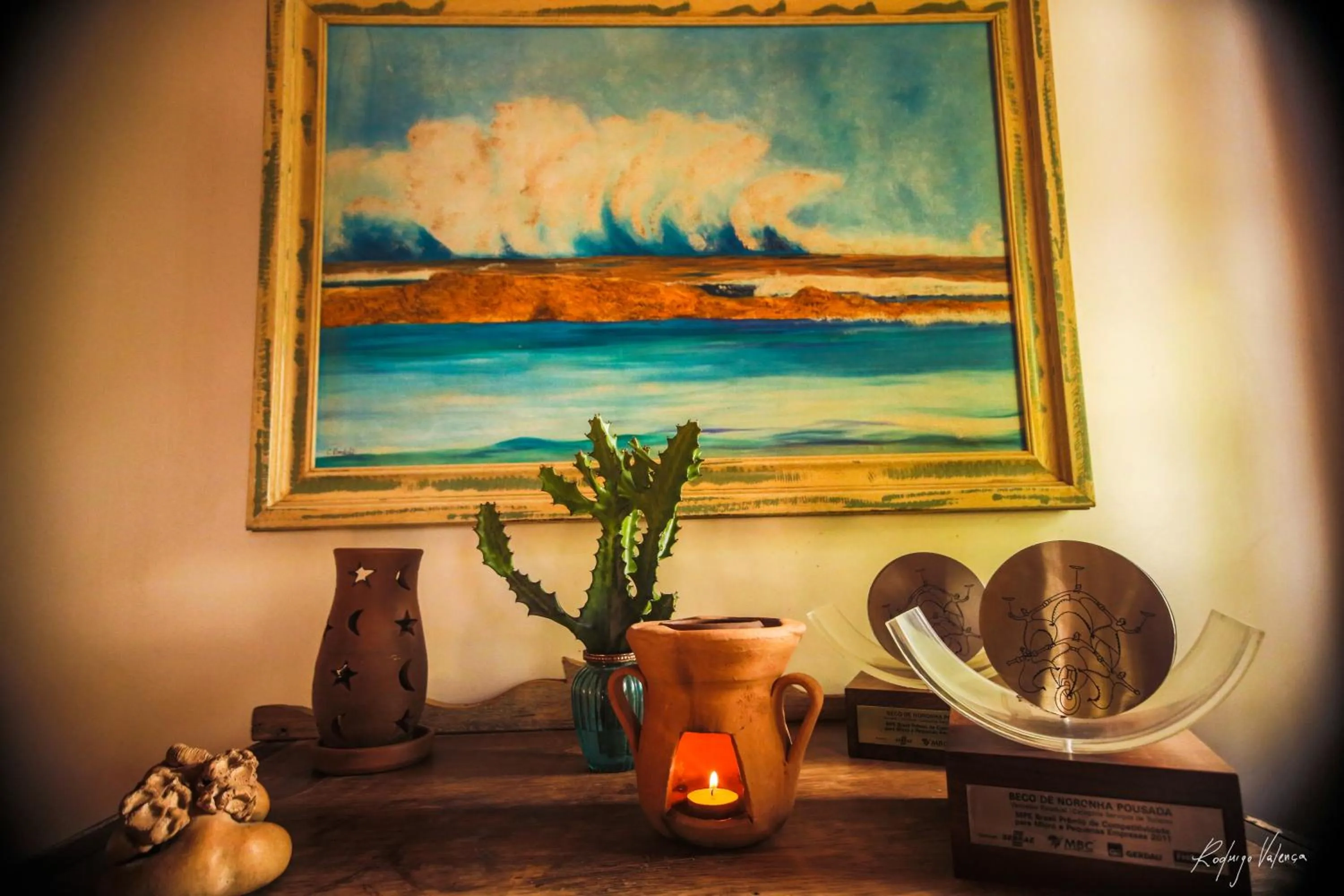 Seating area in Beco Pousada Boutique