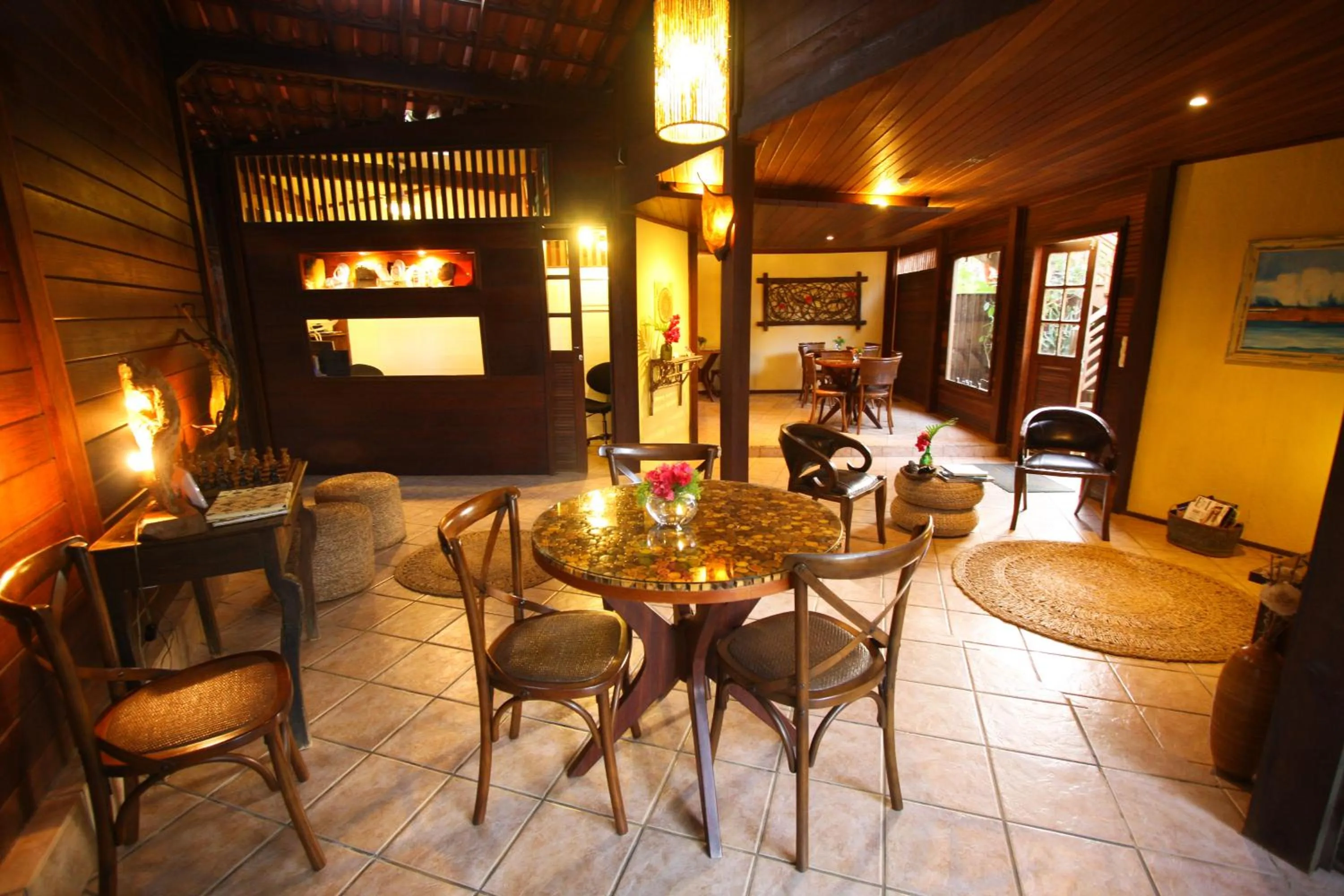 Communal lounge/ TV room in Beco Pousada Boutique