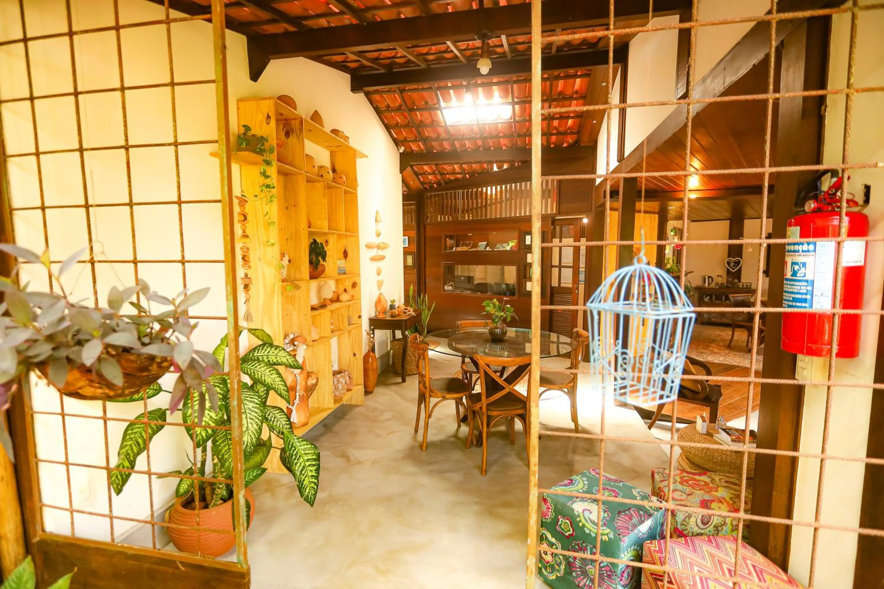 Seating area in Beco Pousada Boutique