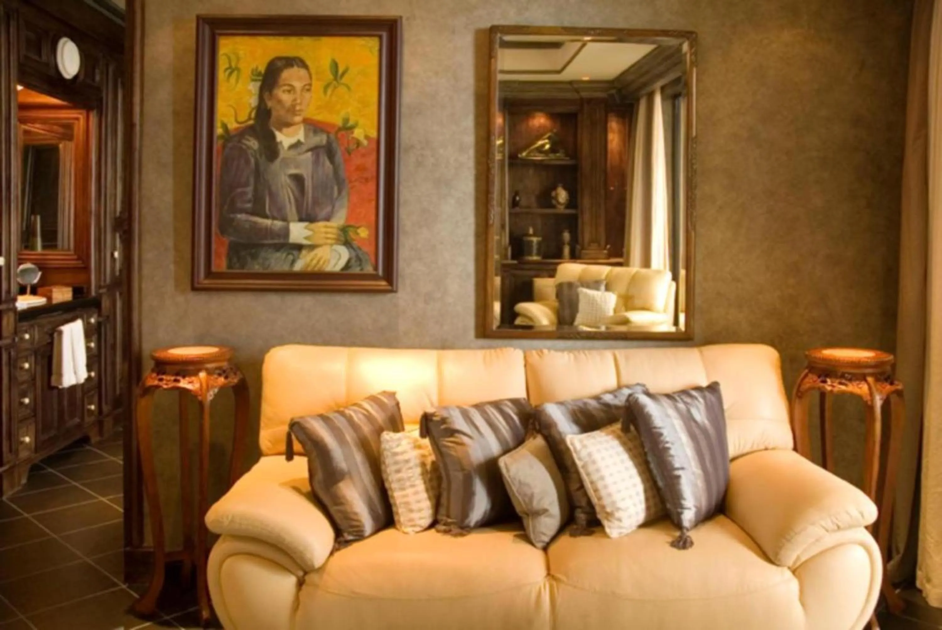 Living room in Hotel Villa Caletas