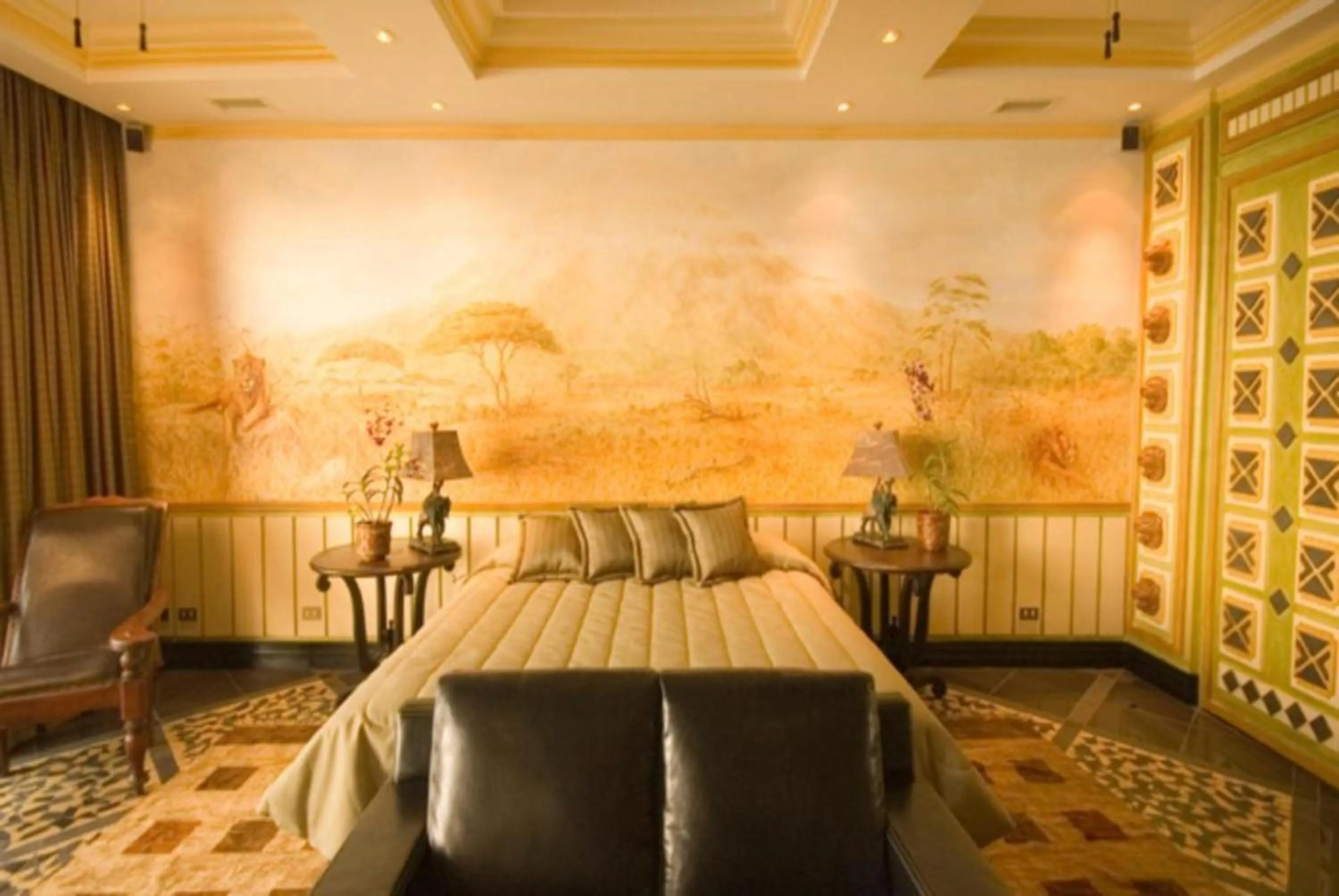 Seating area in Hotel Villa Caletas