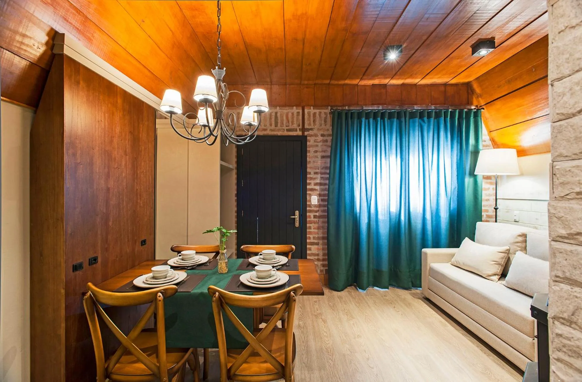 Living room in Hotel Fioreze Chalés