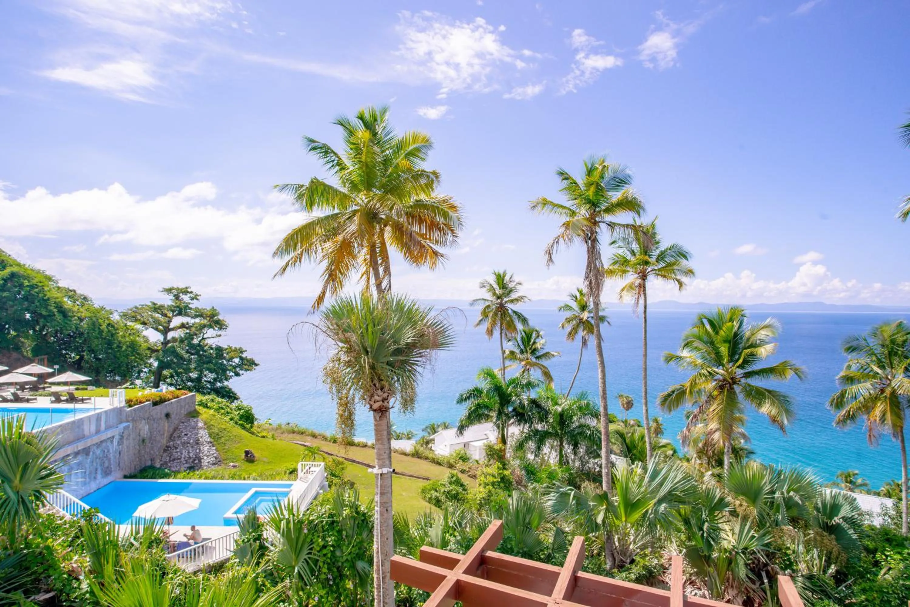 Pool view in Xeliter Vista Mare, Samana