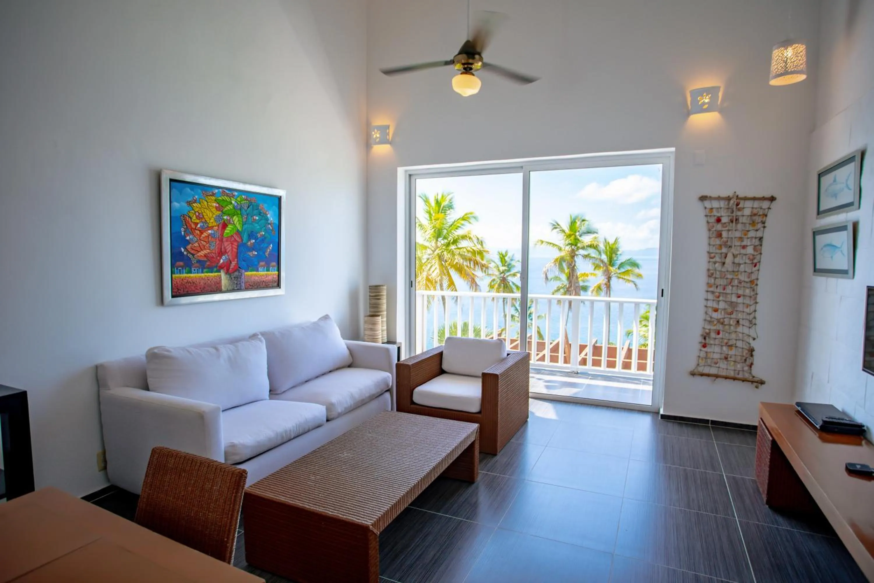 Living room in Xeliter Vista Mare, Samana