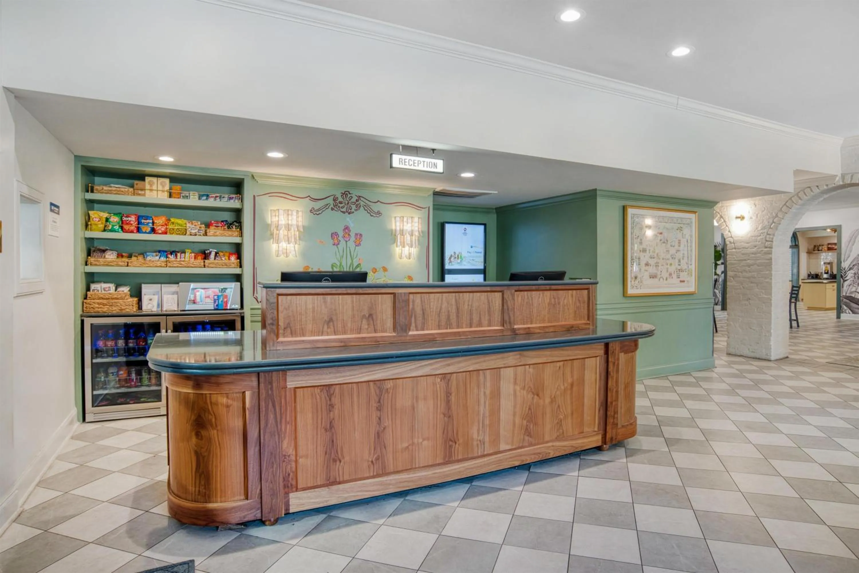 Lobby or reception in Best Western Plus French Quarter Courtyard Hotel