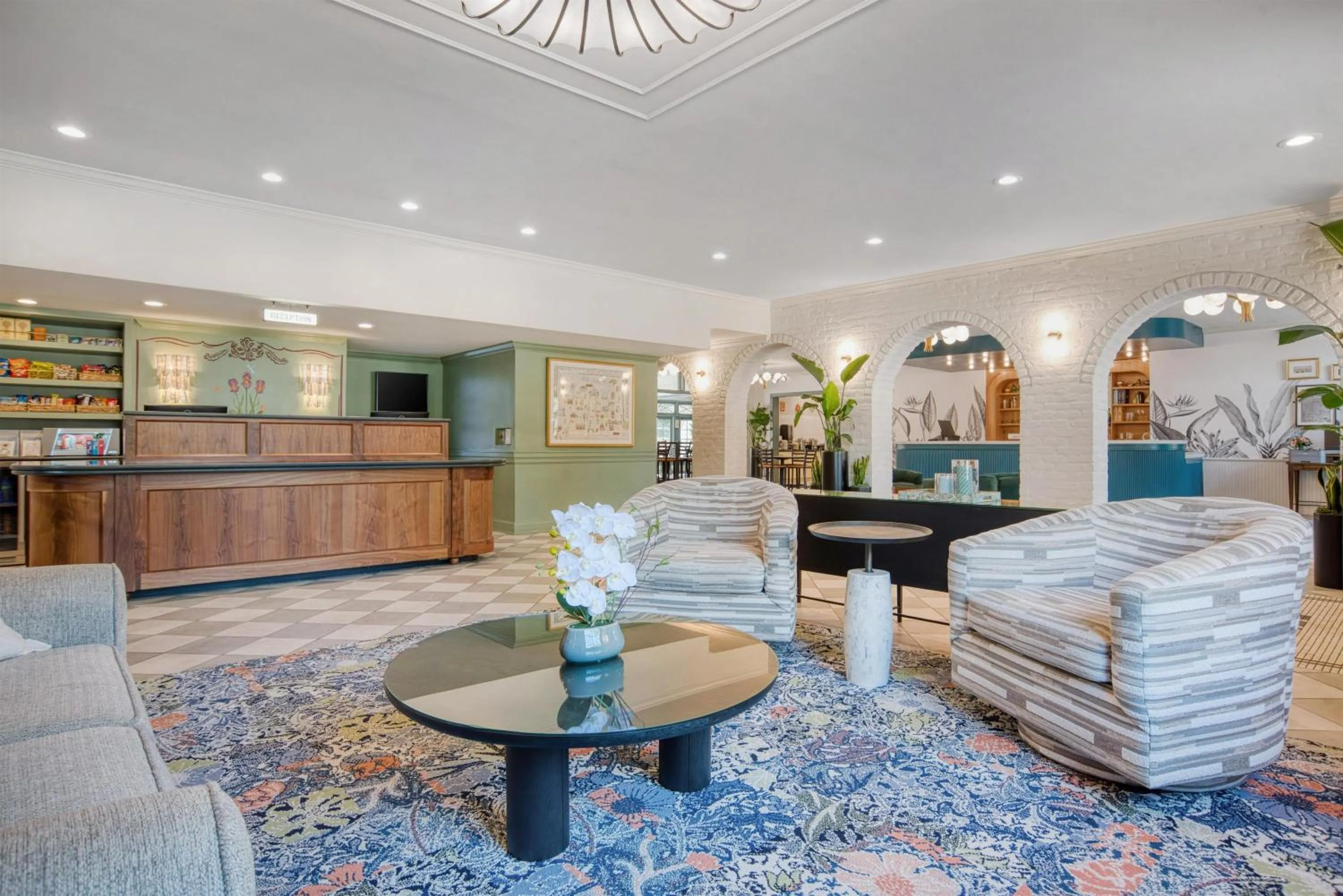 Lobby or reception in Best Western Plus French Quarter Courtyard Hotel