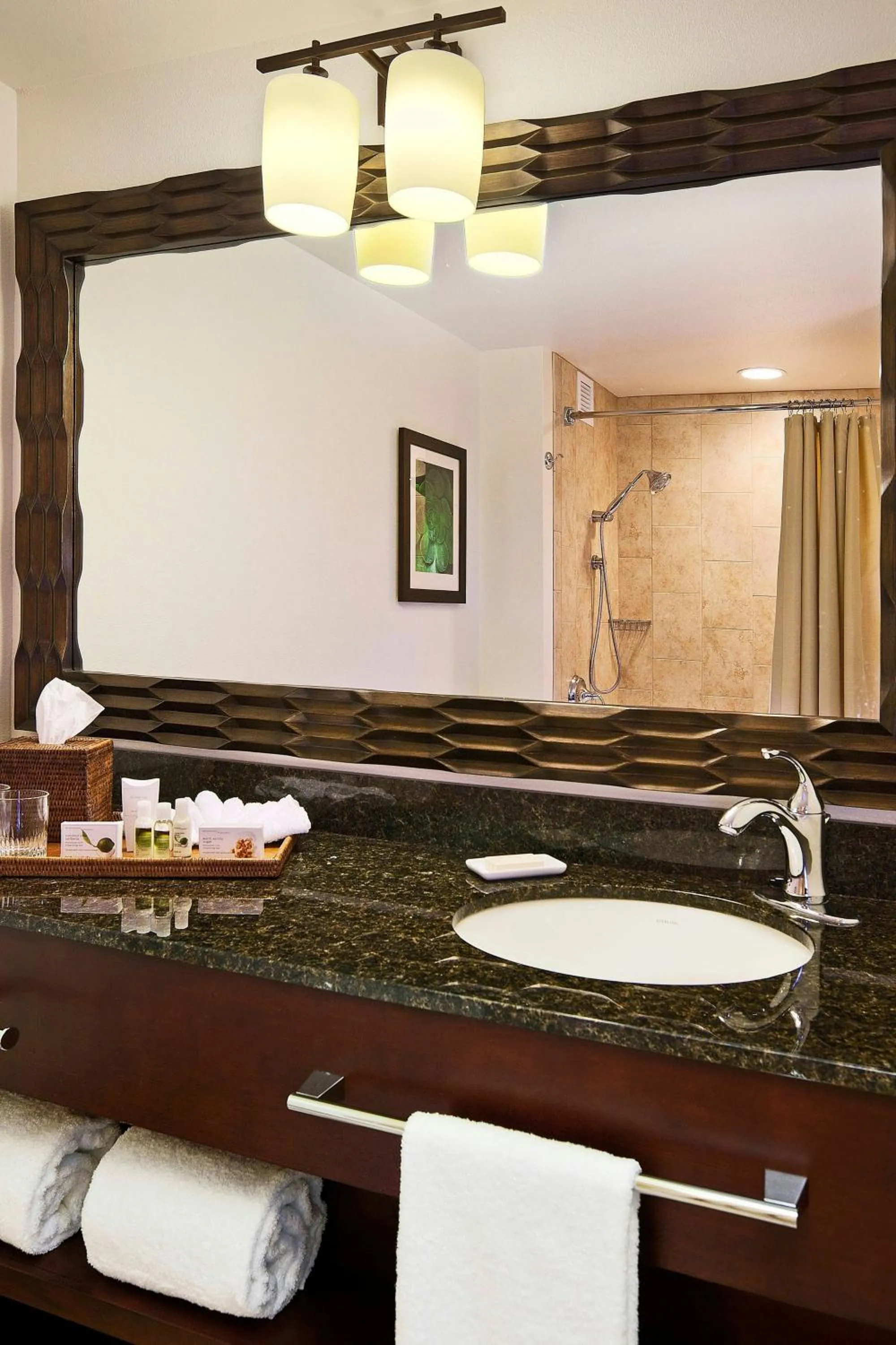 Bathroom in Courtyard by Marriott King Kamehameha's Kona Beach Hotel