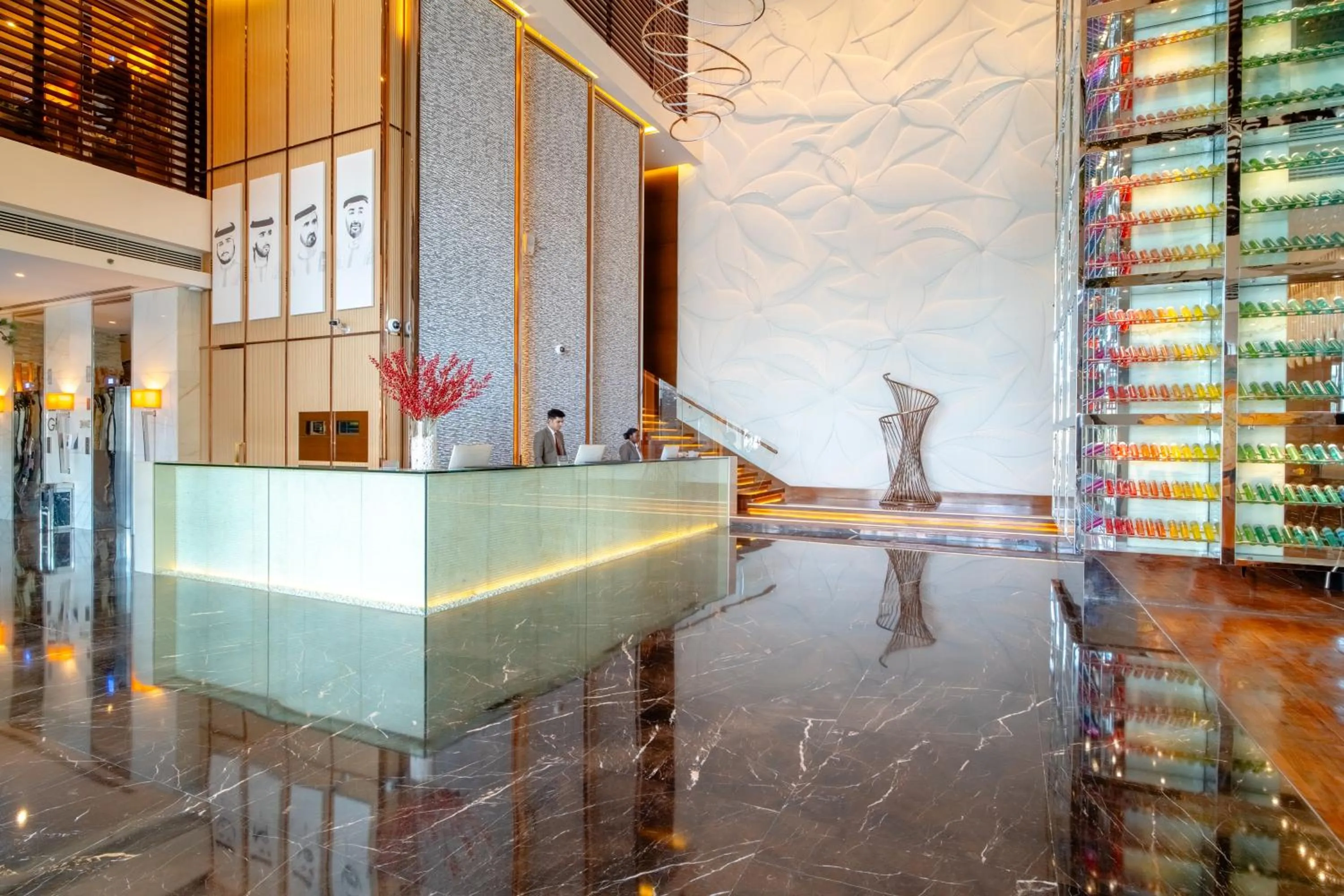 Lobby or reception in Asiana Hotel Dubai