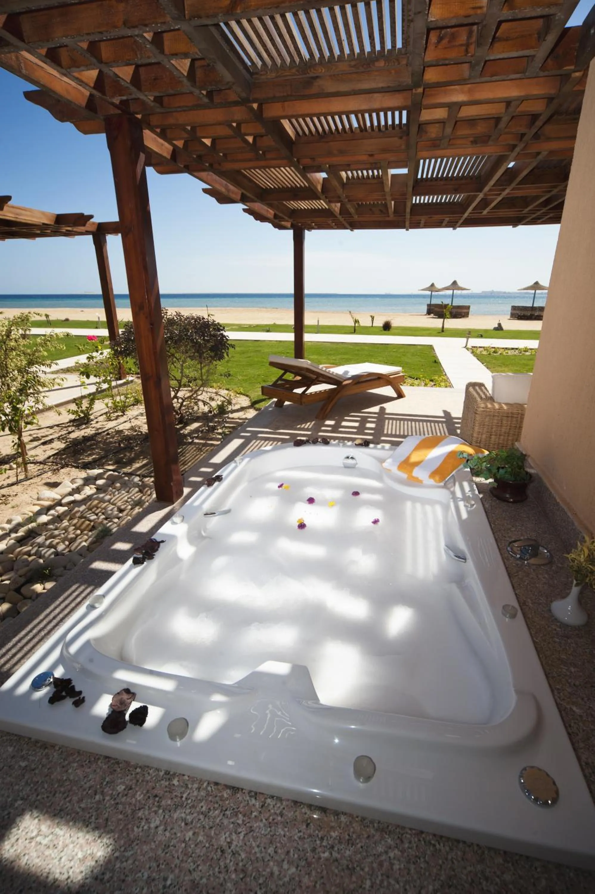 Balcony/Terrace in Shams Prestige Abu Soma (Adults Only)