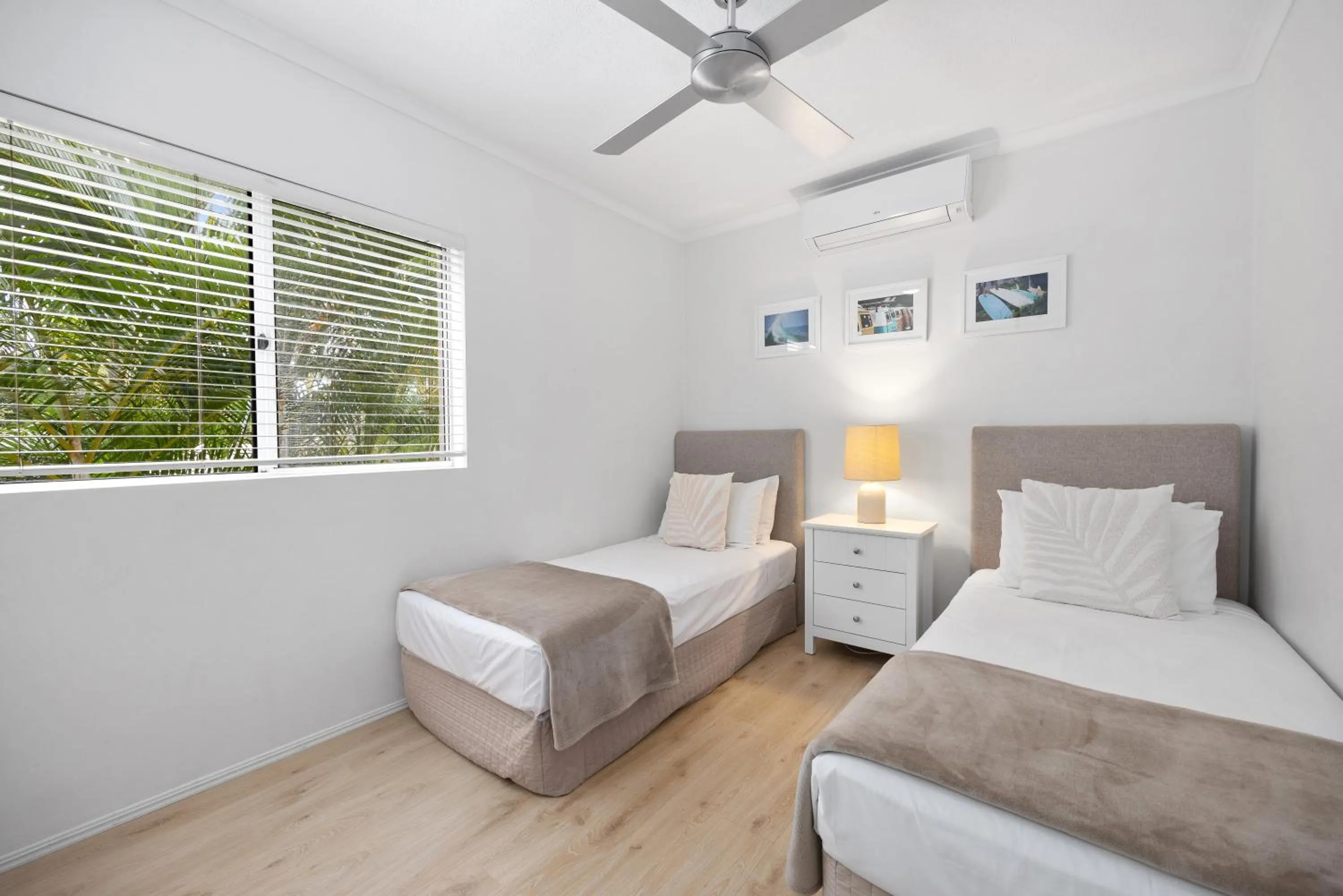 Bed in Noosa Outrigger Beach Resort