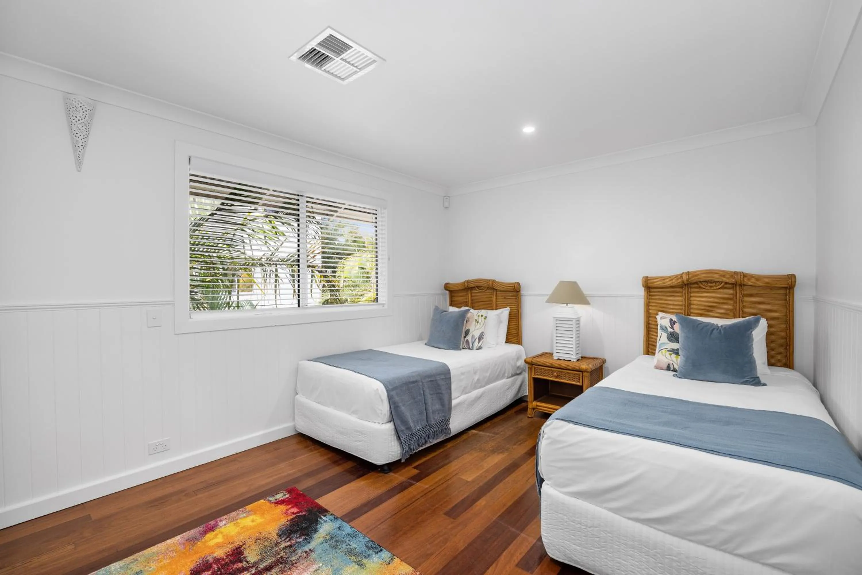 Bed in Noosa Outrigger Beach Resort