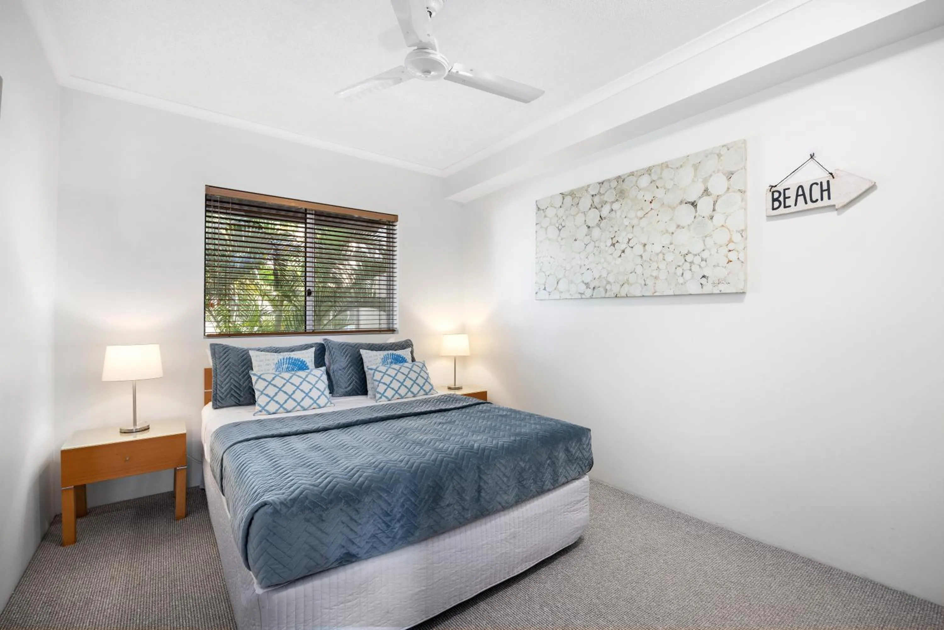 Bed in Noosa Outrigger Beach Resort