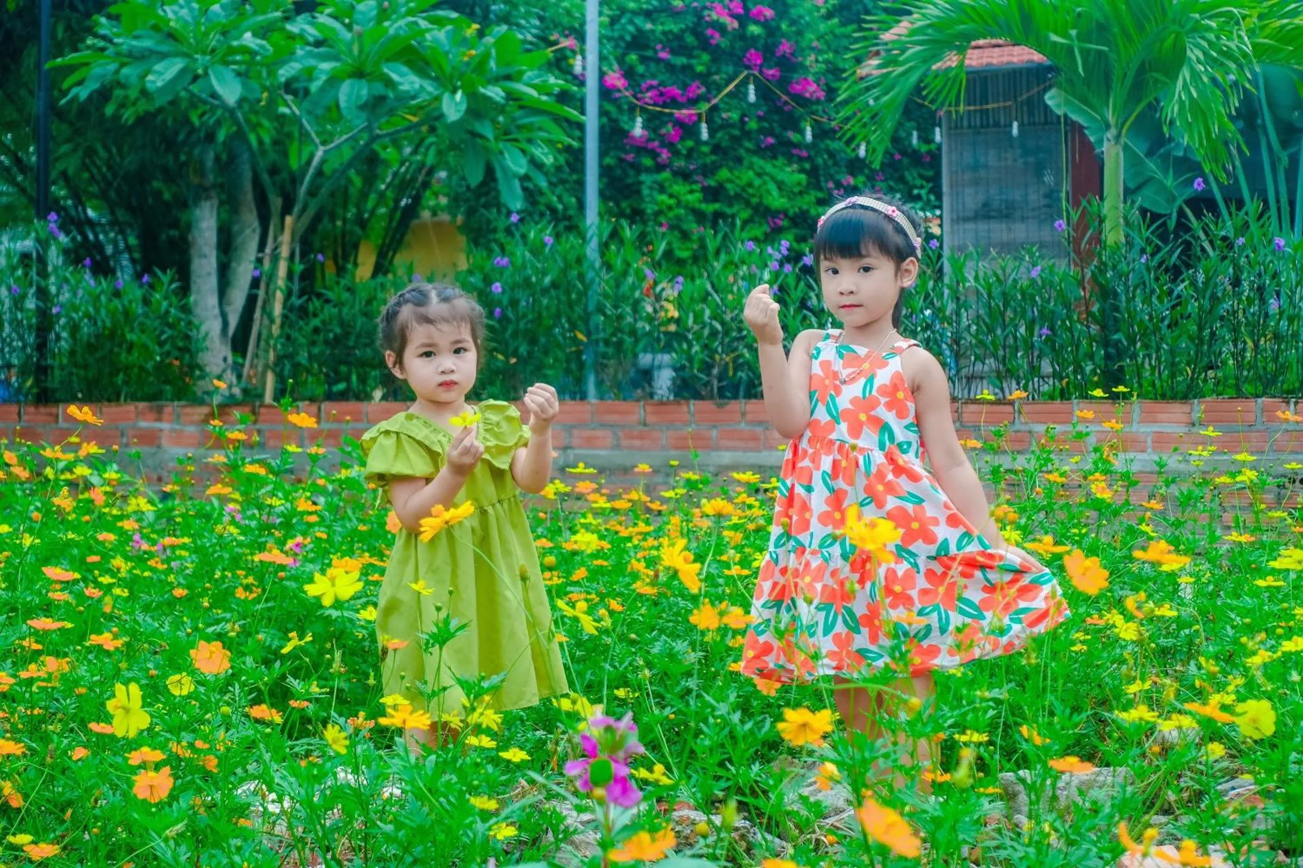children in Ninh Binh Mountain Side Homestay & Cafe