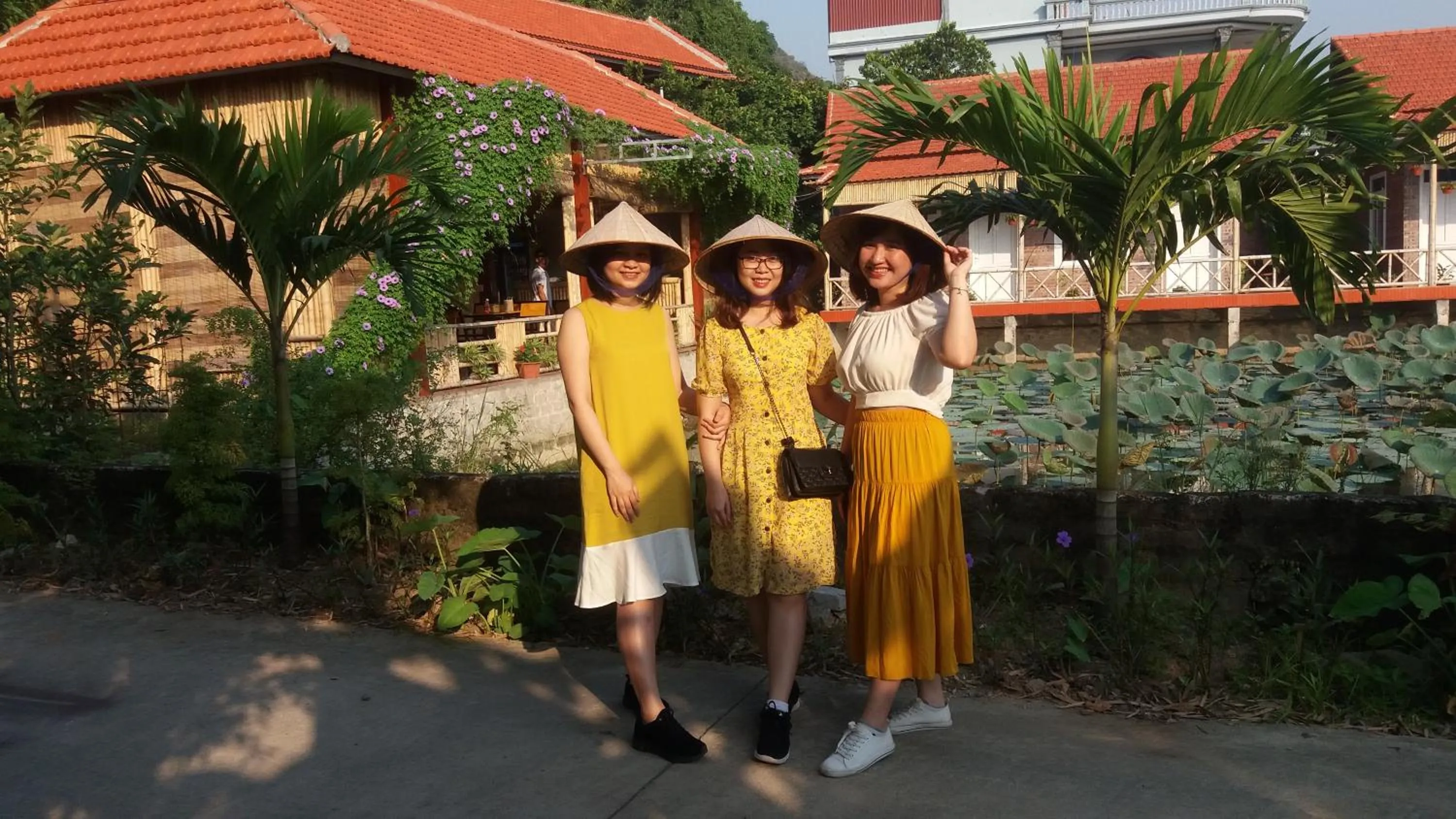 group of guests in Ninh Binh Mountain Side Homestay & Cafe