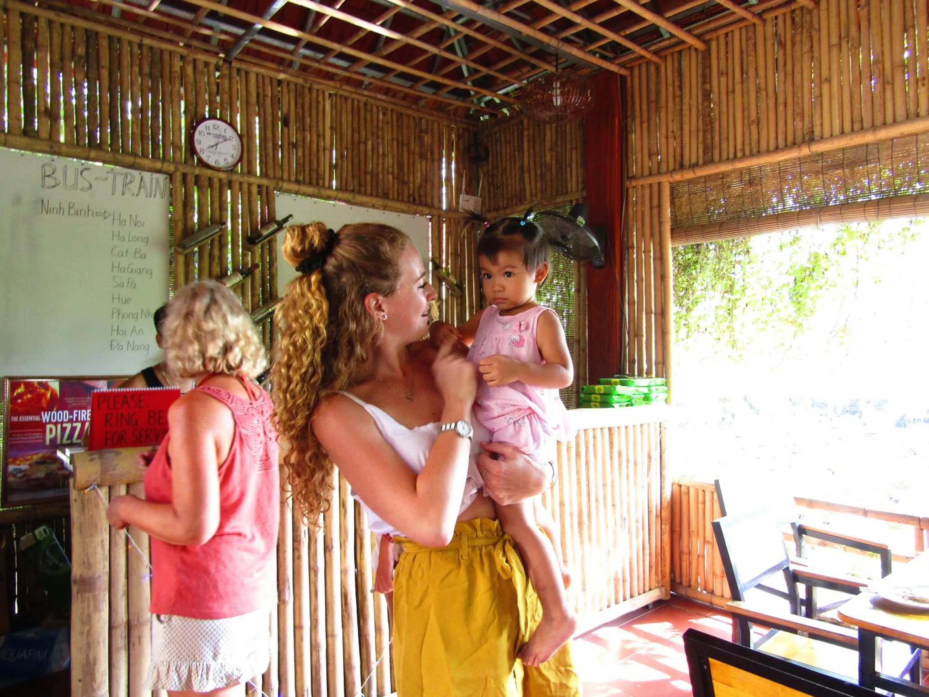 children in Ninh Binh Mountain Side Homestay & Cafe