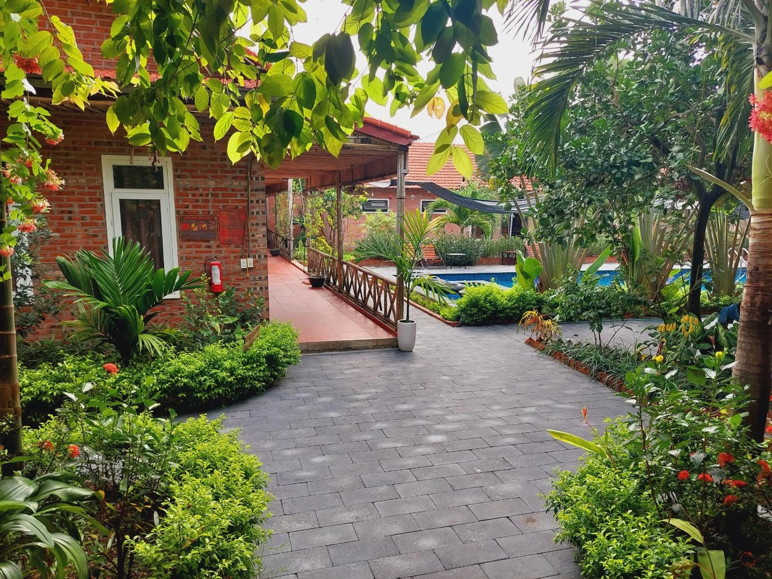 Garden in Ninh Binh Mountain Side Homestay & Cafe