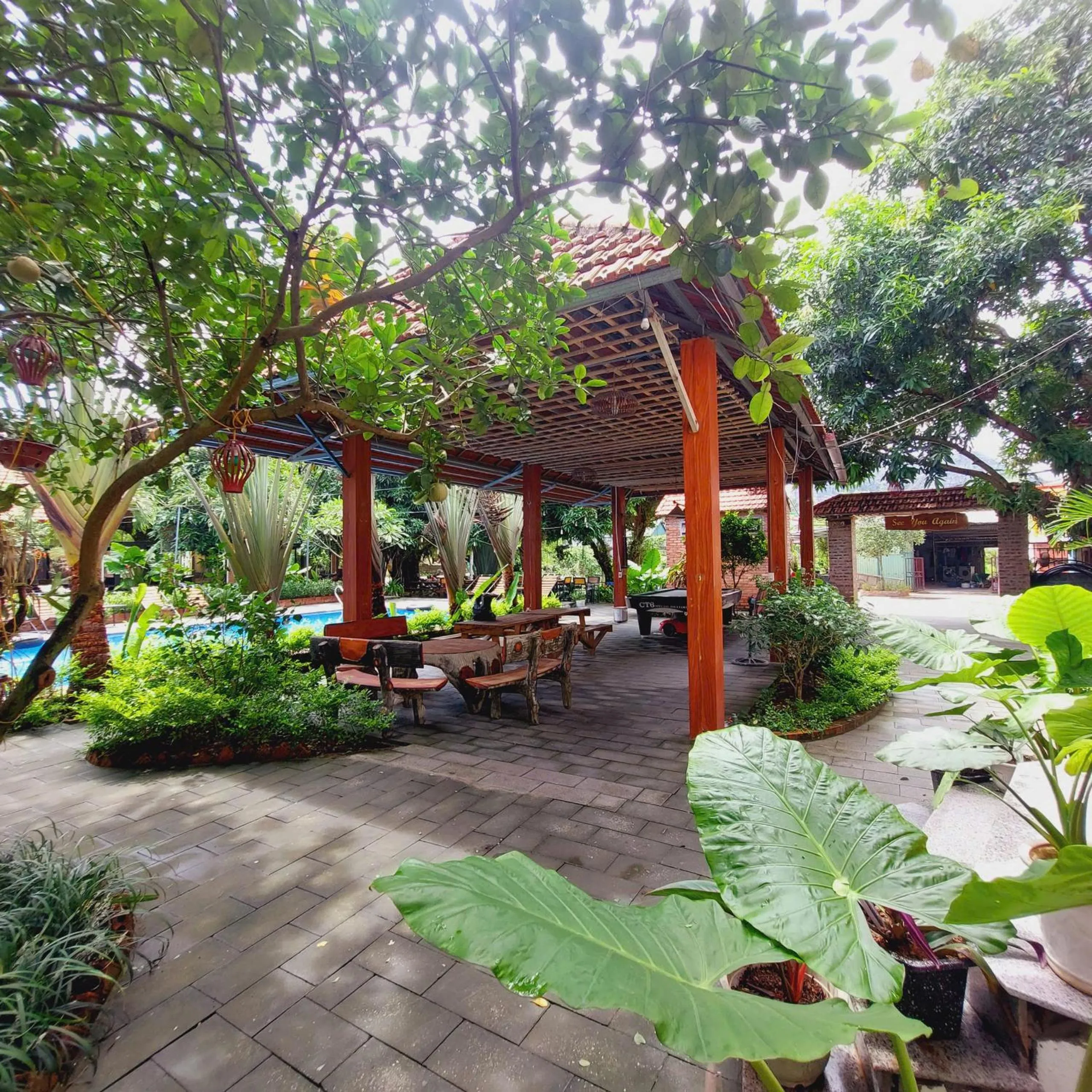 Garden in Ninh Binh Mountain Side Homestay & Cafe