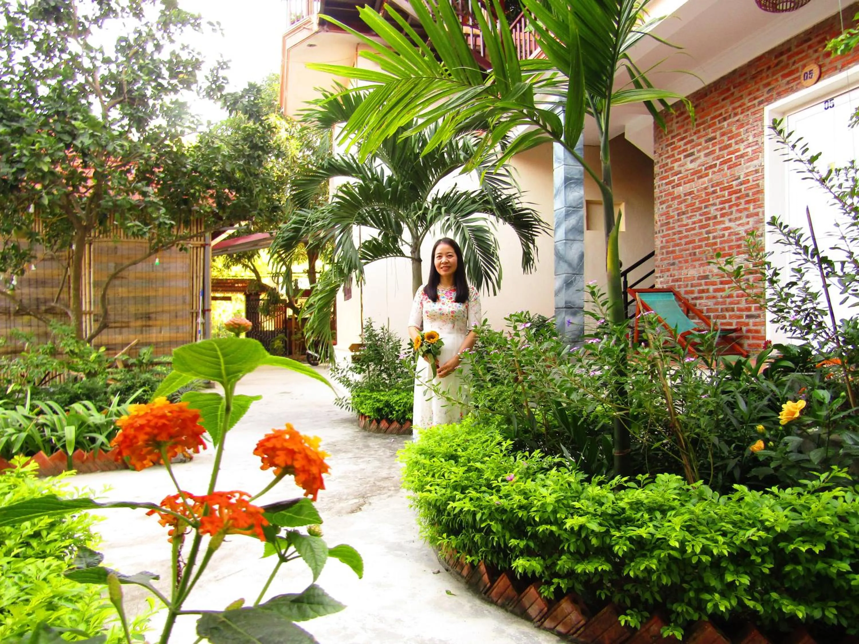 Garden in Ninh Binh Mountain Side Homestay & Cafe