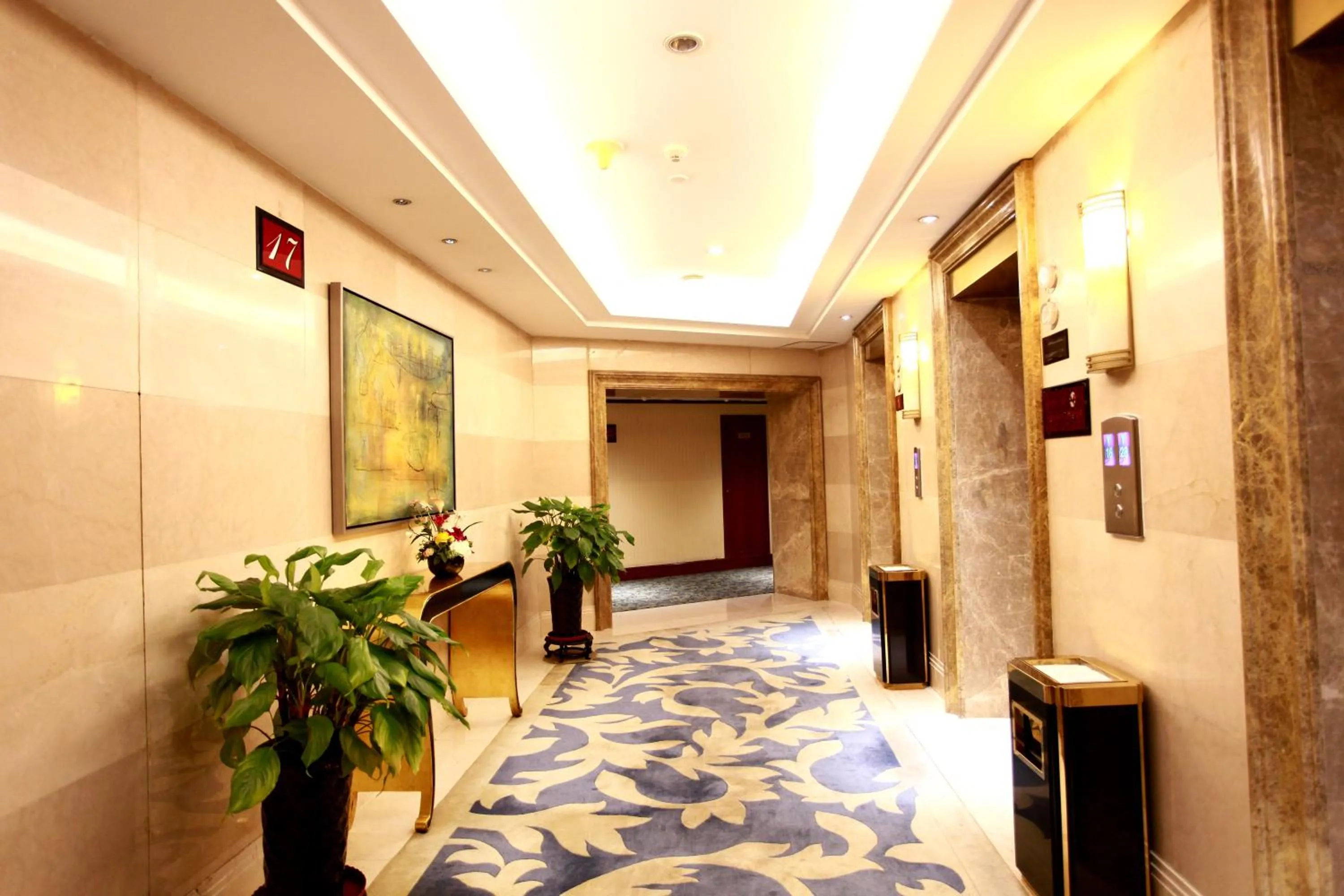 Decorative detail in Golden Ocean Hotel Tianjin
