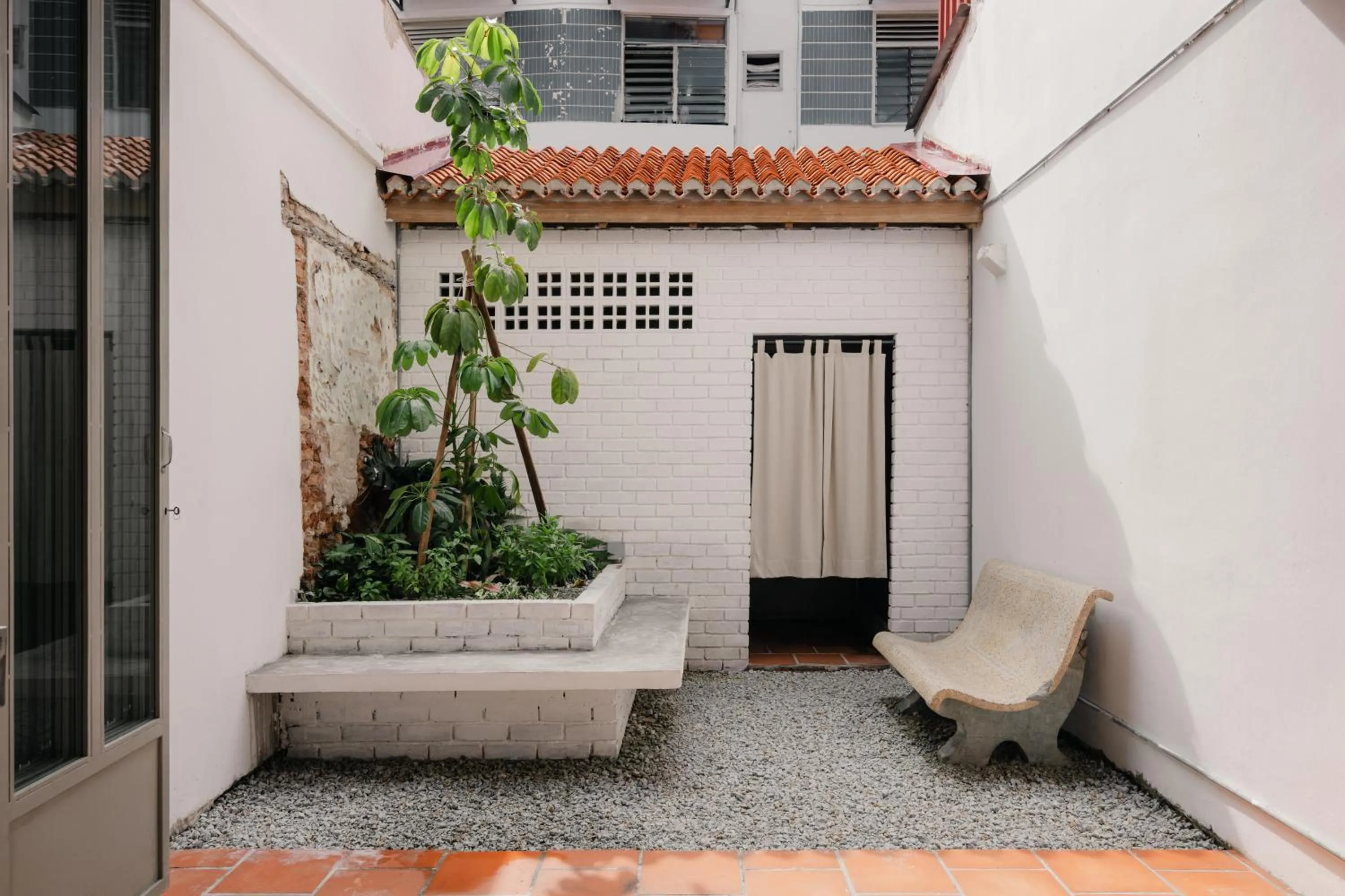 Garden in Cheong Fatt Tze - The Blue Mansion