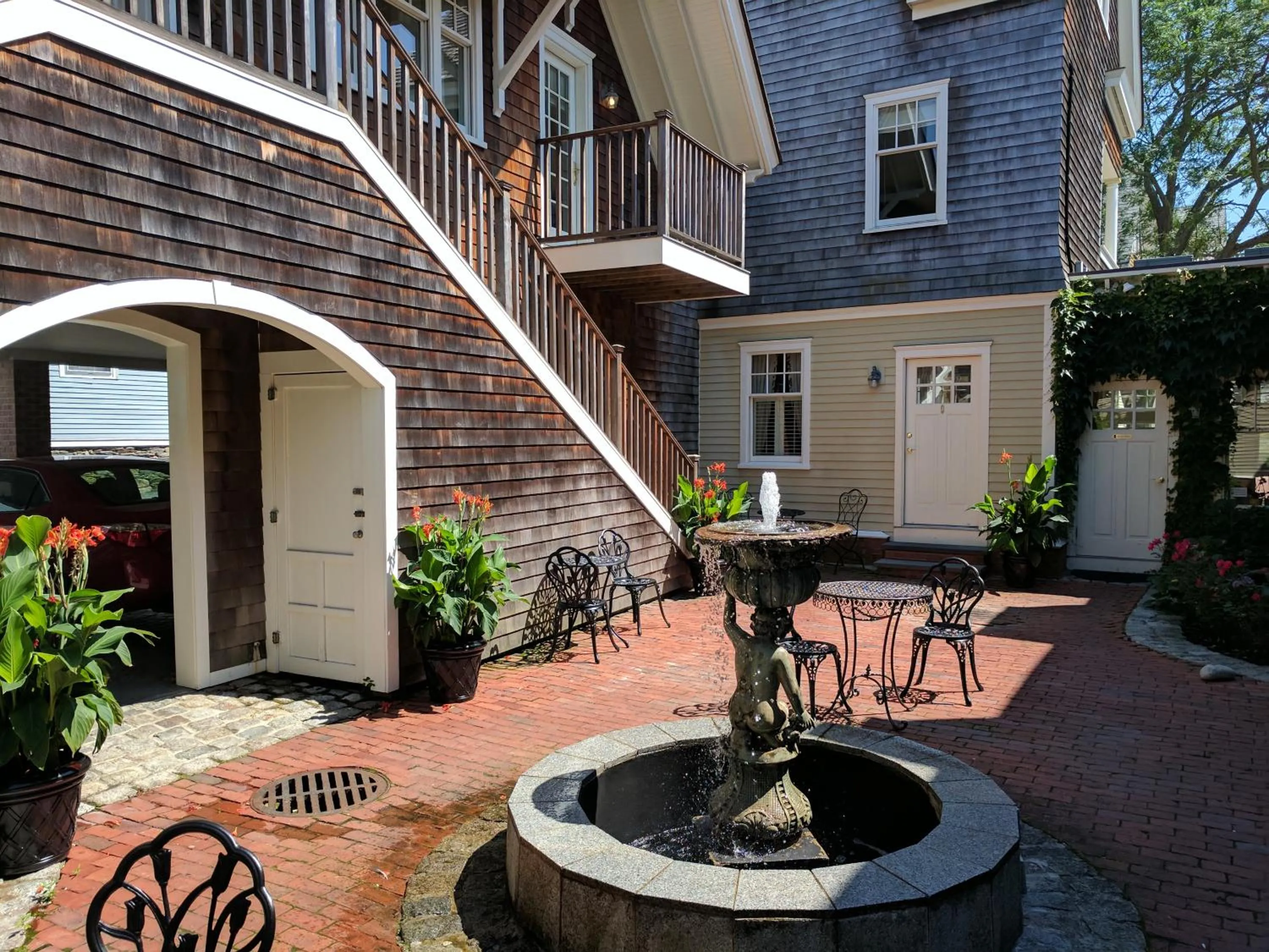 Patio in Pelham Court Hotel