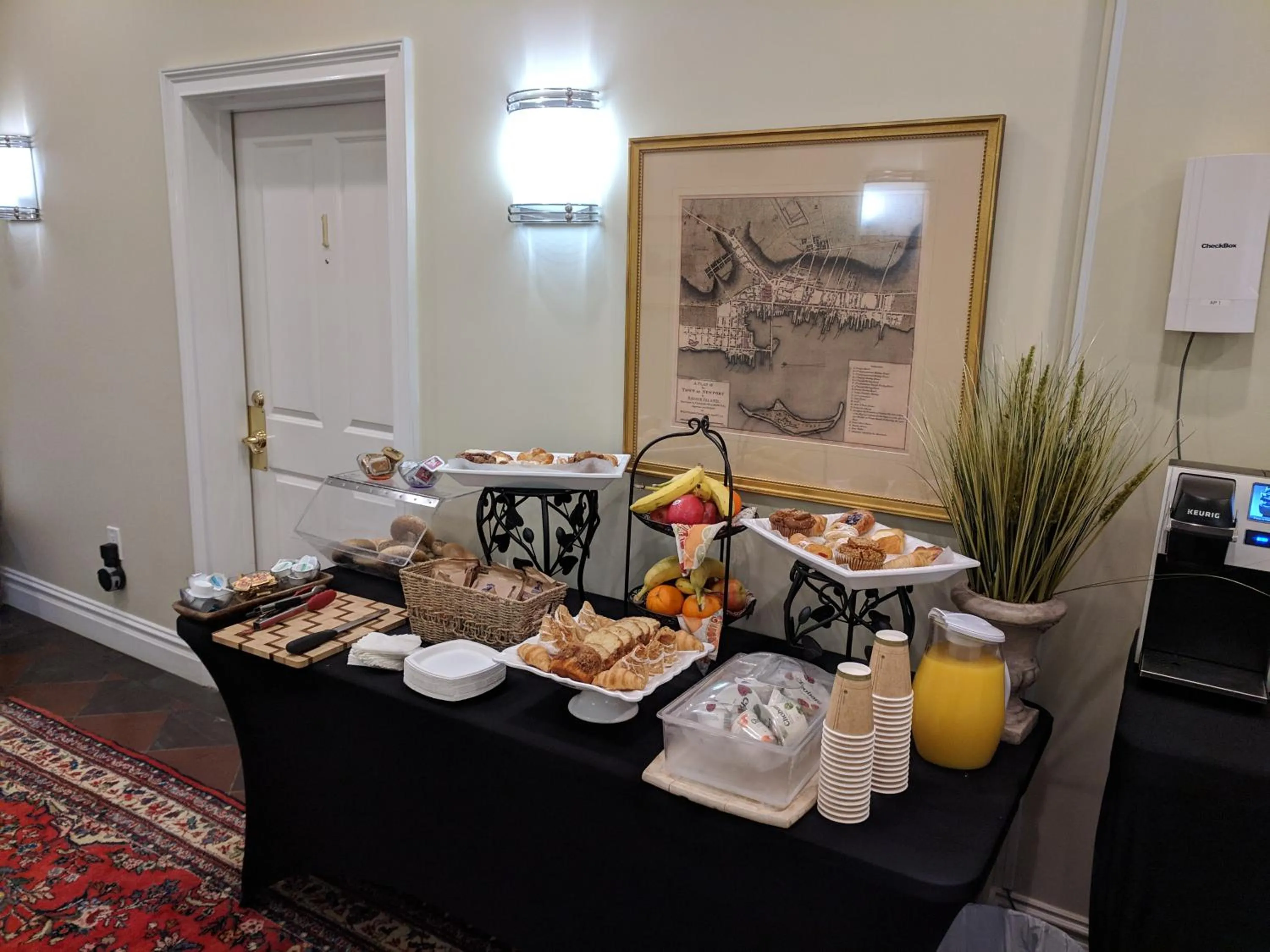 Continental breakfast in Pelham Court Hotel