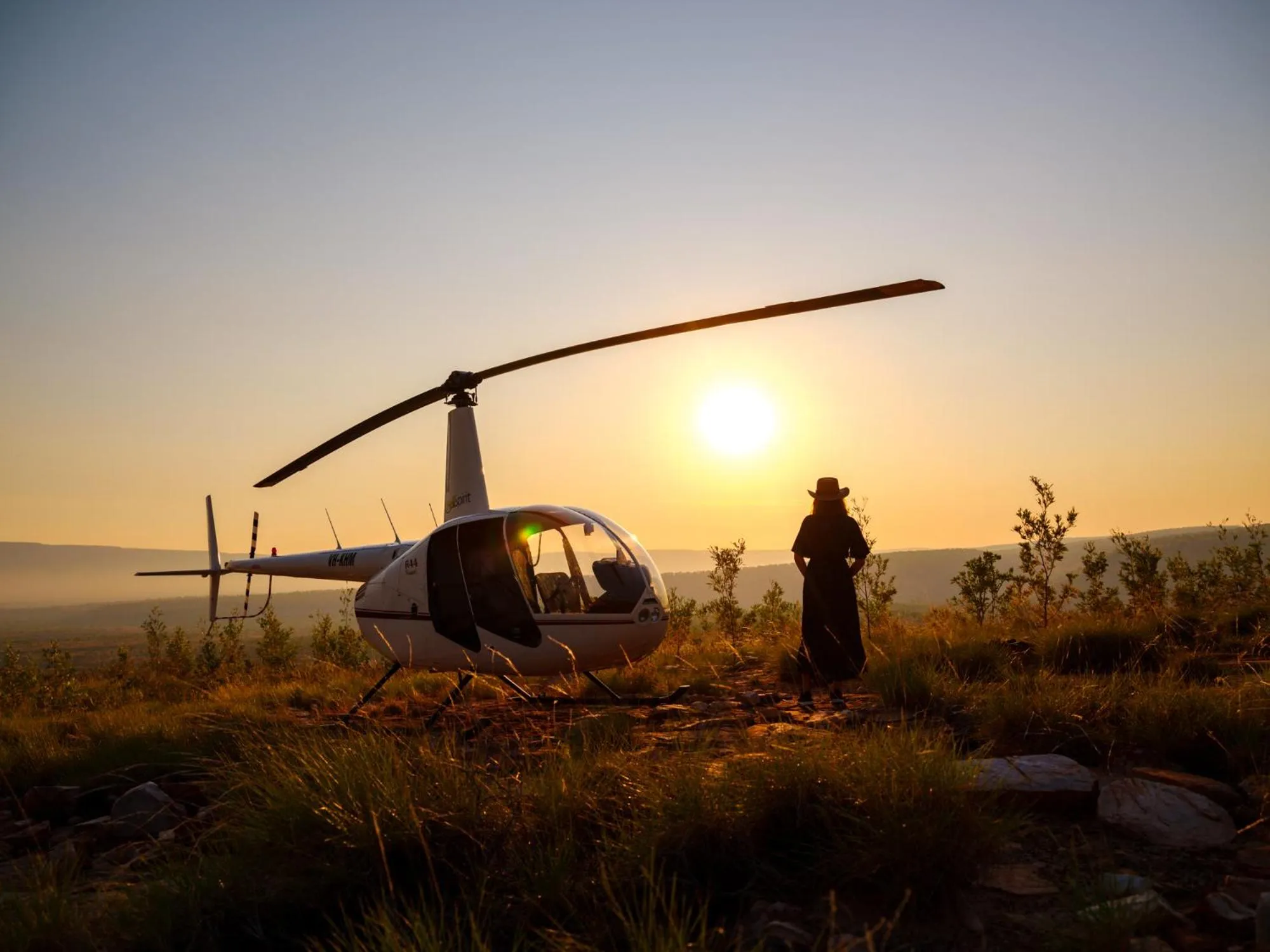 Sunrise in The Station at El Questro